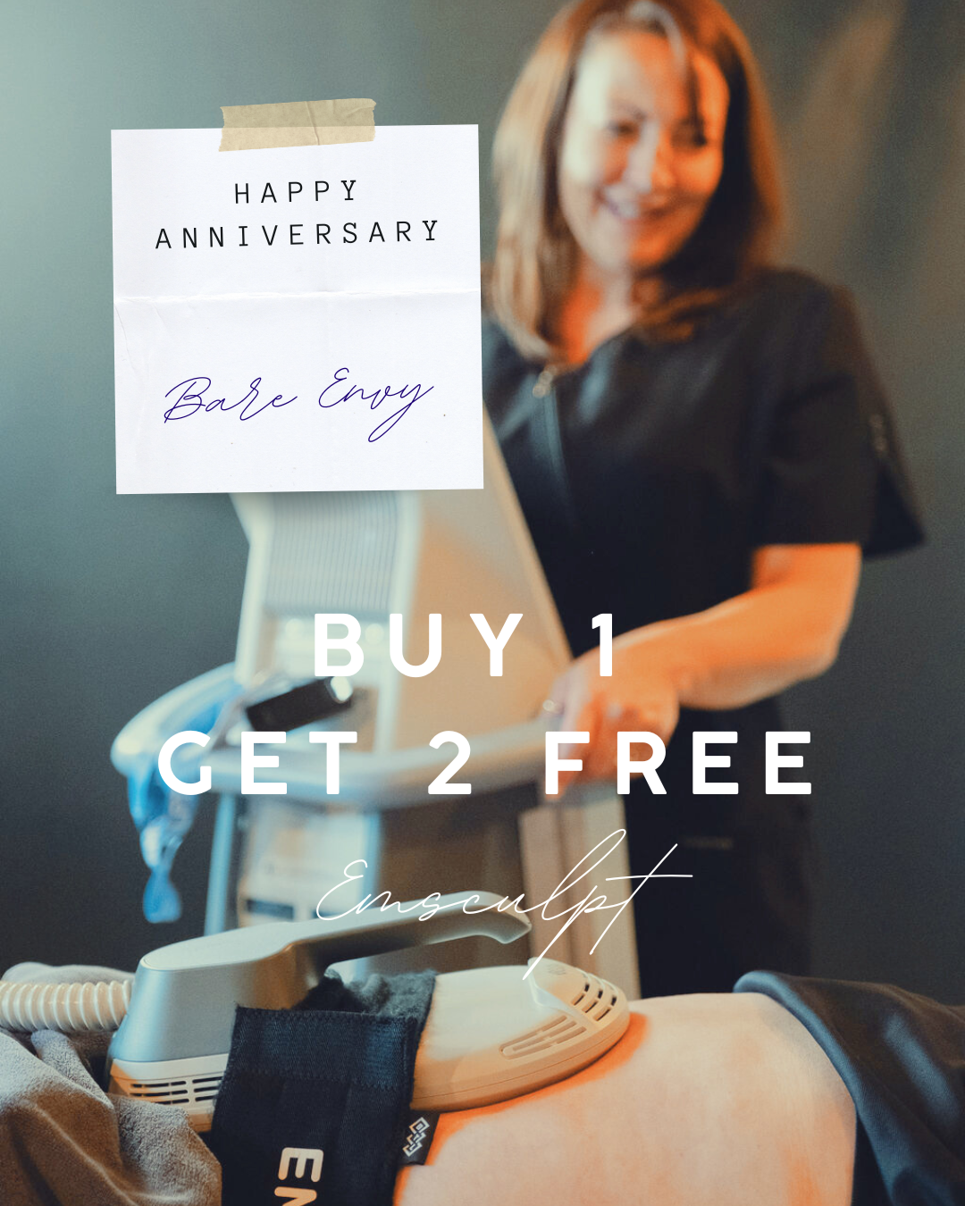 BTL Emsculpt Buy 1 Get 2 FREE