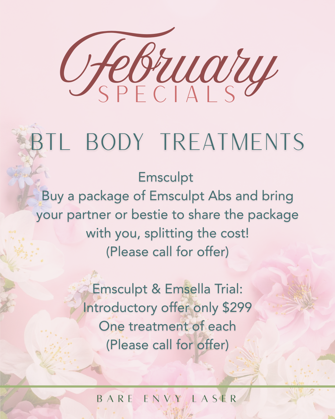 BTL Emsculpt Bring Your Bestie Sale