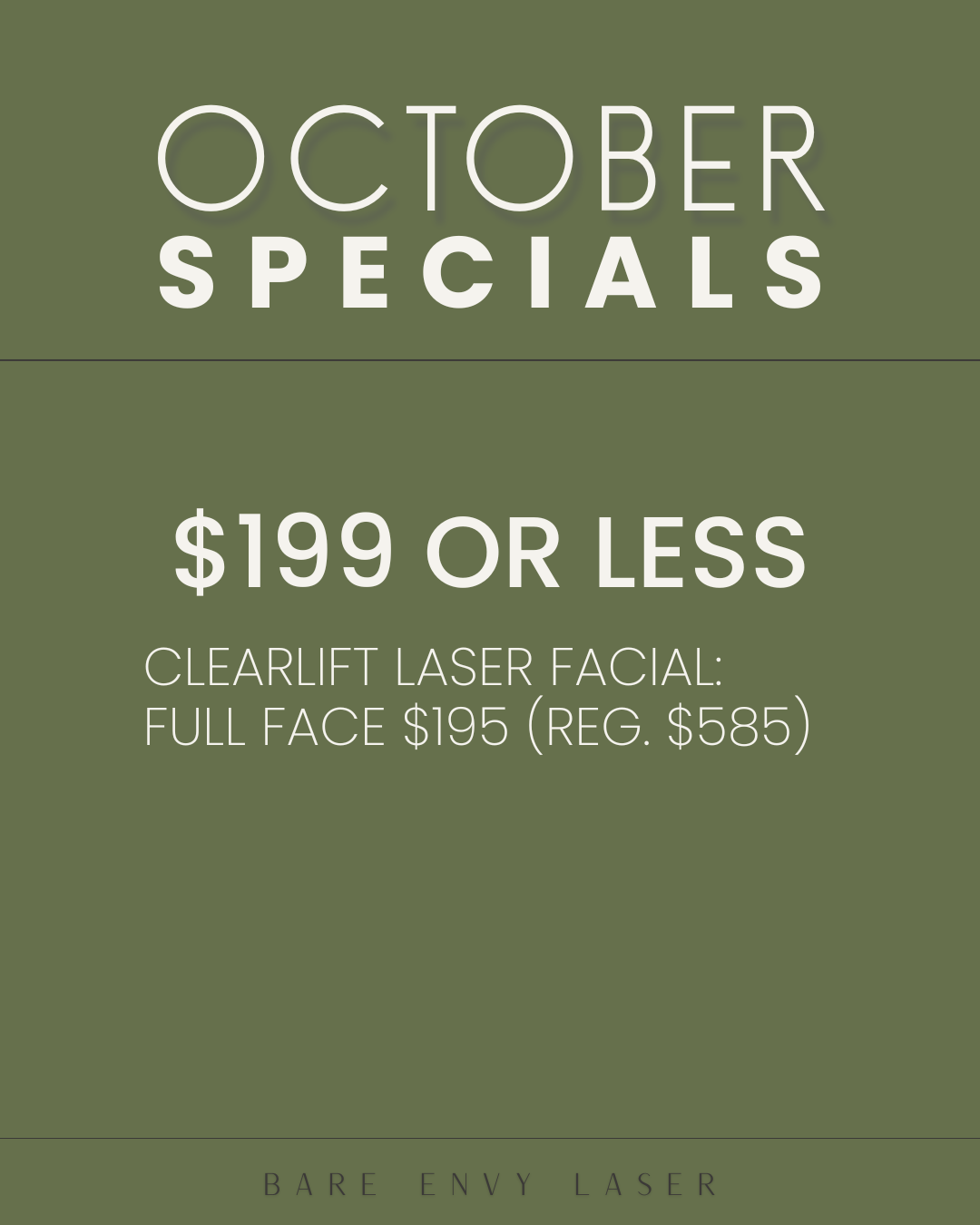 Clear Lift Laser Facial Special: Full Face