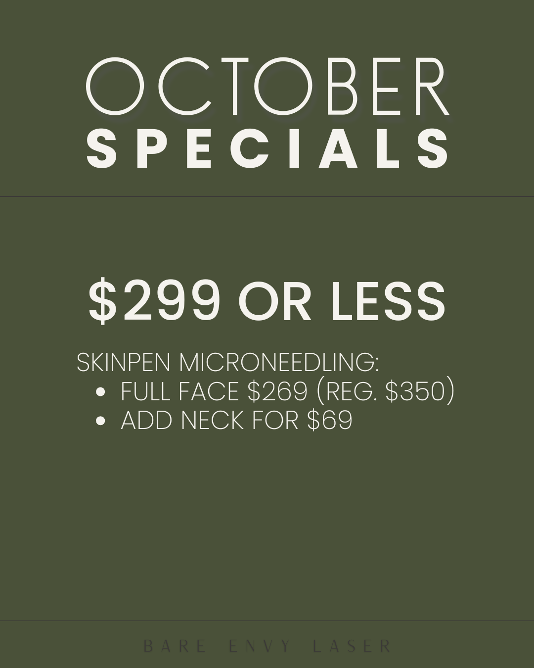 SkinPen Micro-Needling Monthly Special
