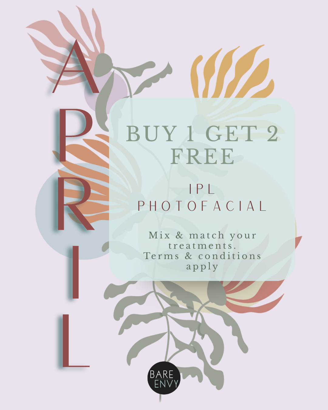 IPL Photo Facial Buy 1 get 2 Free