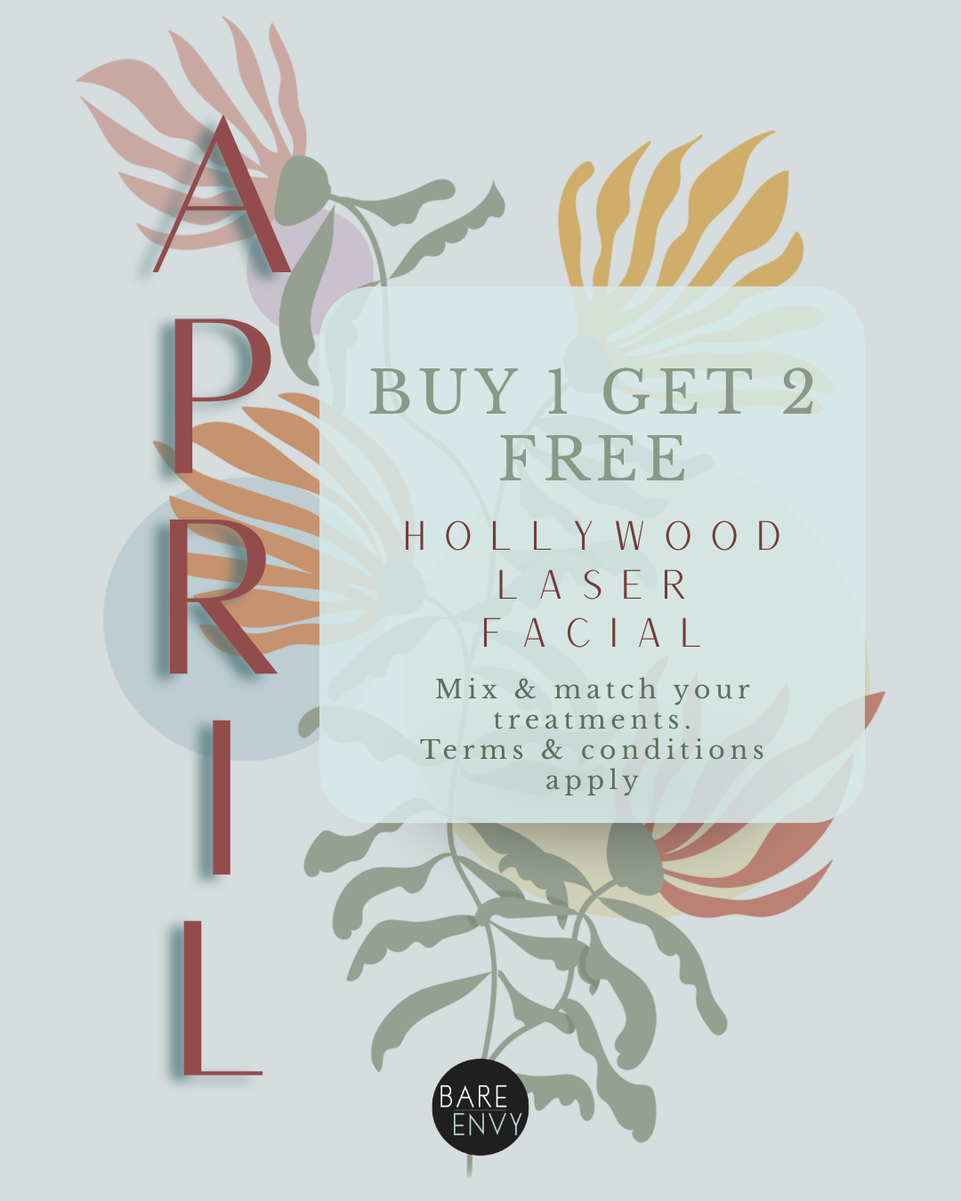 Hollywood Facial Buy 1 get 2 Free