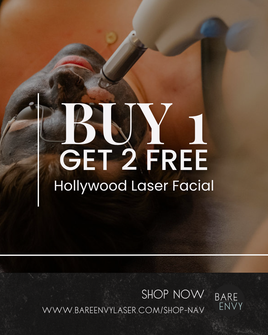 Hollywood Facial Buy 1 get 2 Free