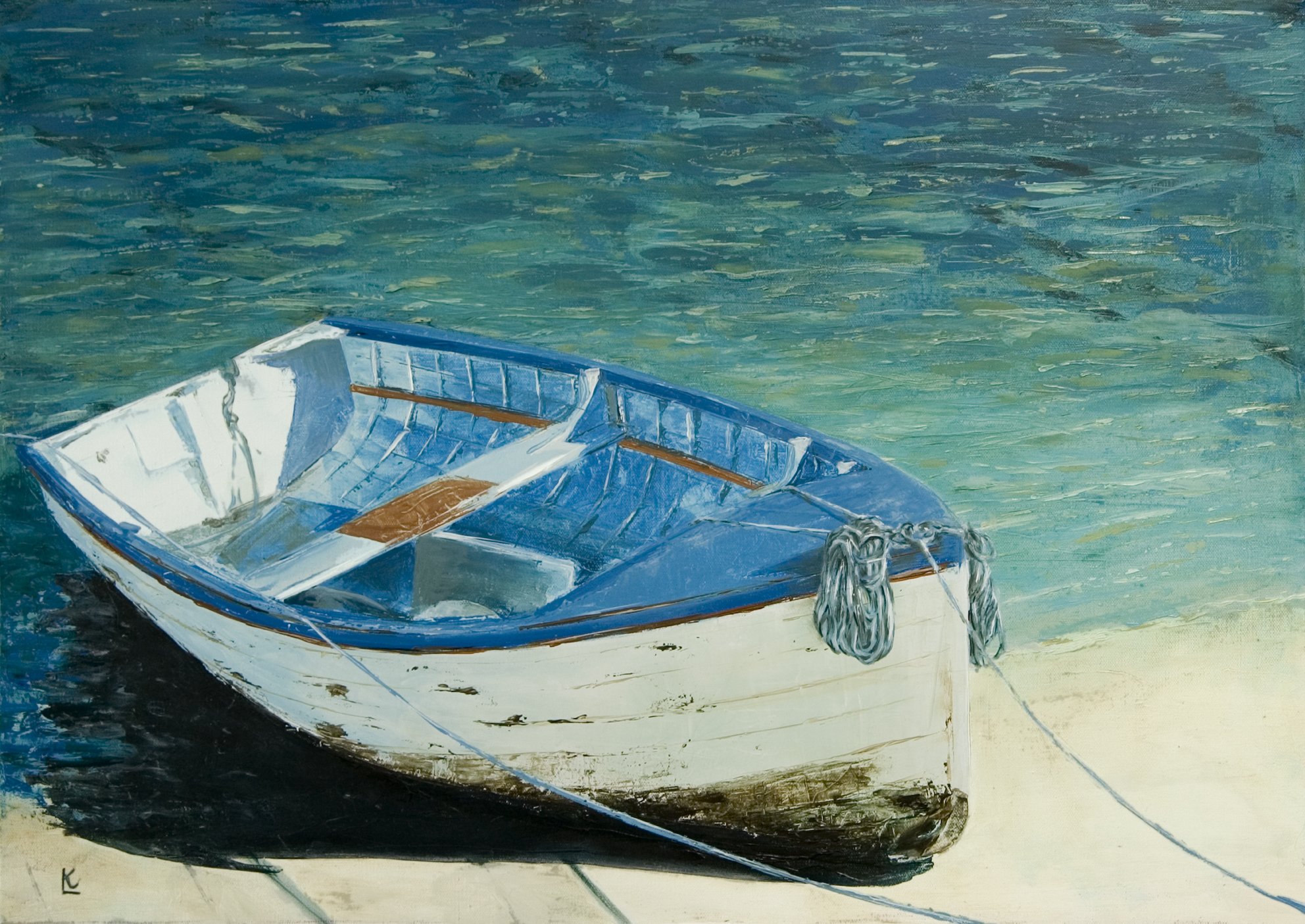 Lazy Summer Evening, Mousehole