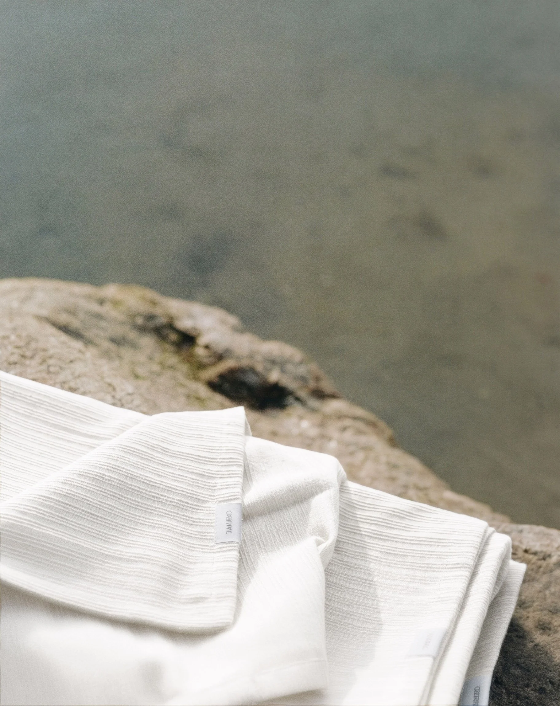 Nami Towels (White) by OEO Studio for Tameko