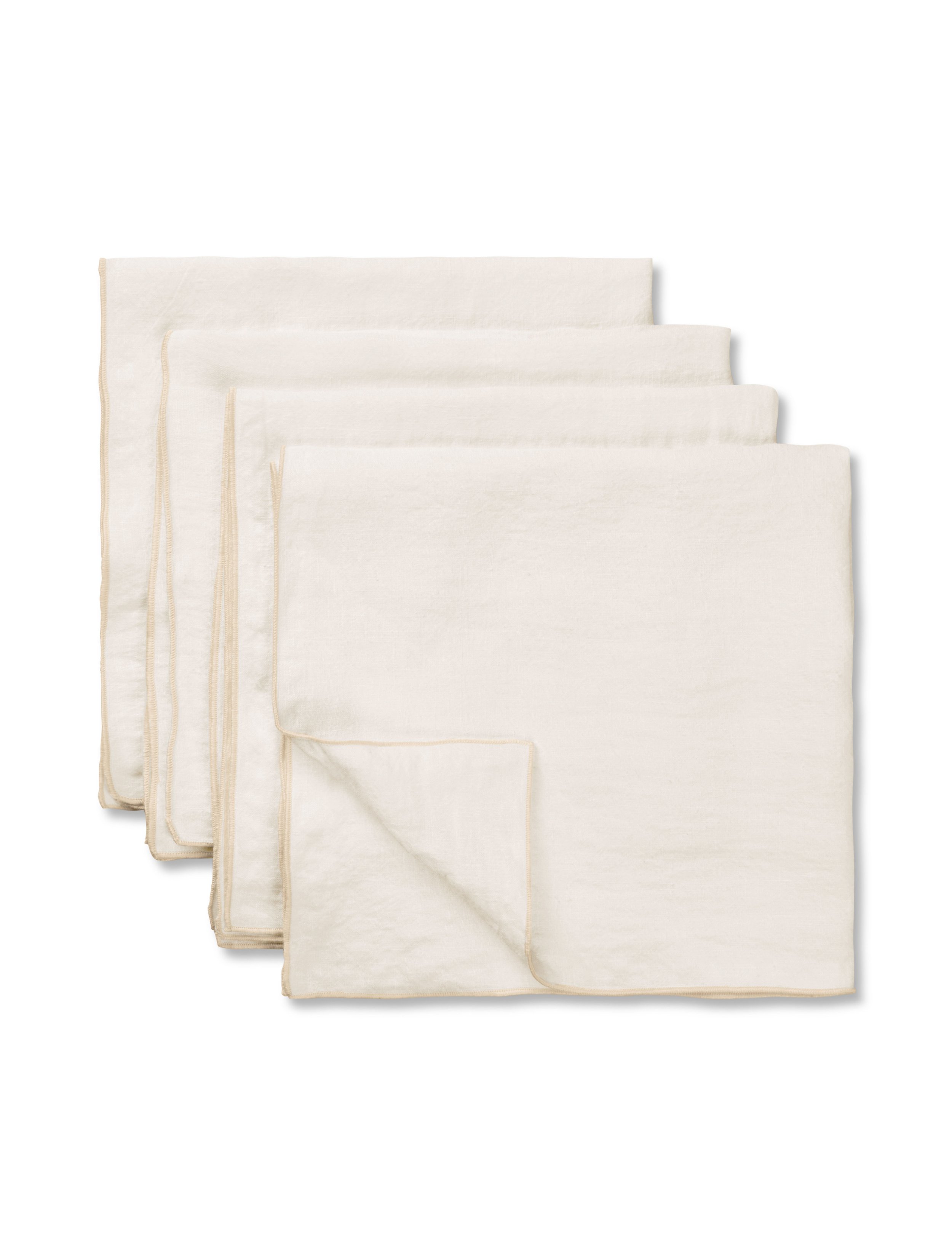 Merrow Napkins (Natural) Set of 4 by Space Copenhagen for Tameko