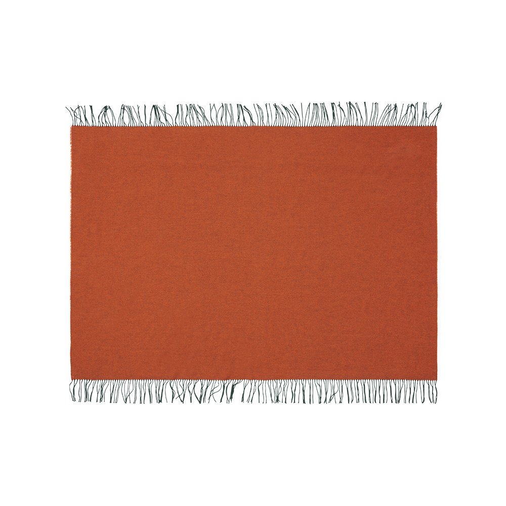 Silkeborg_Uldspinderi_Franja_plaid_GreenOrange_Orange.jpg