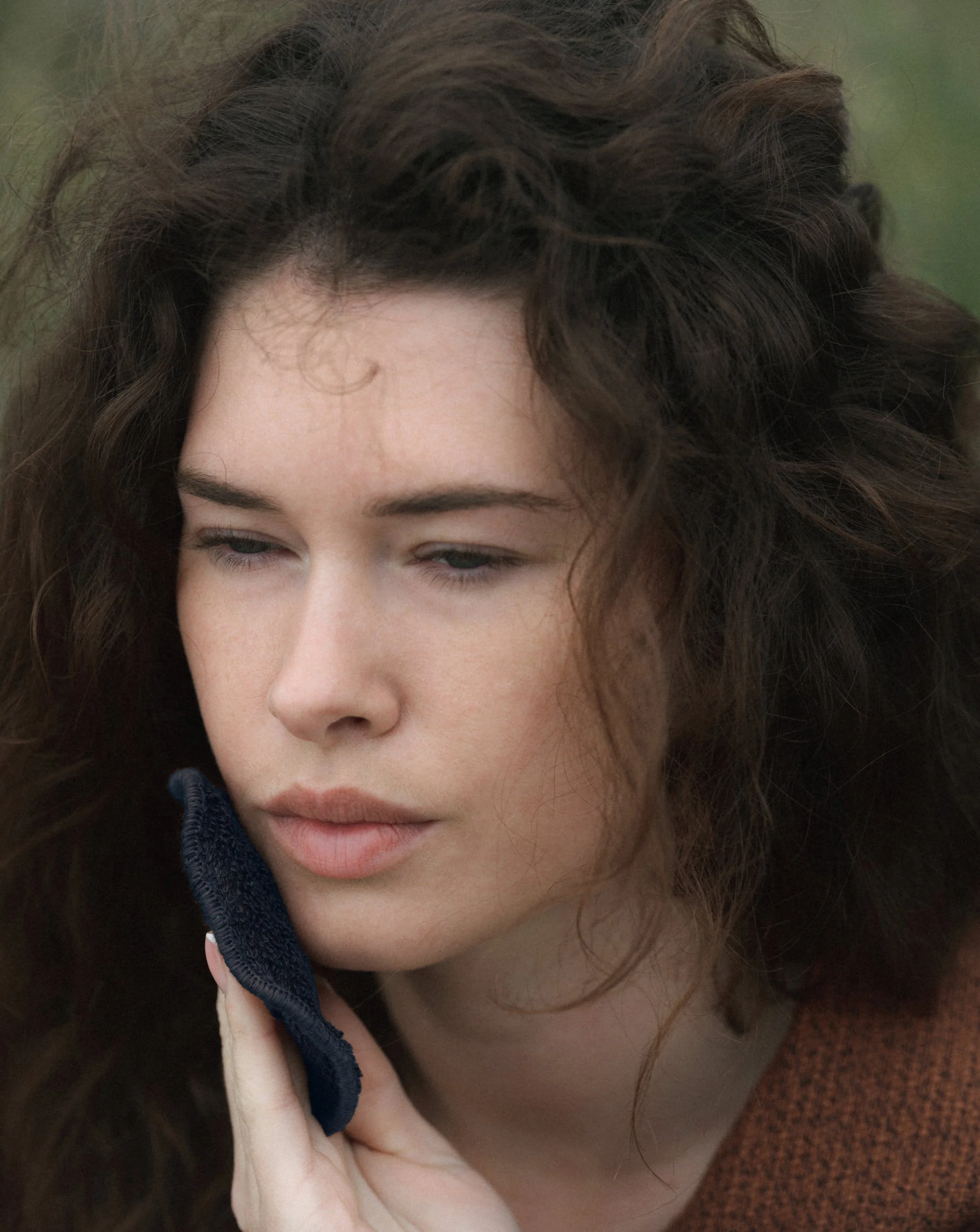 Nami Cotton Pads (Indigo) by OEO Studio for Tameko