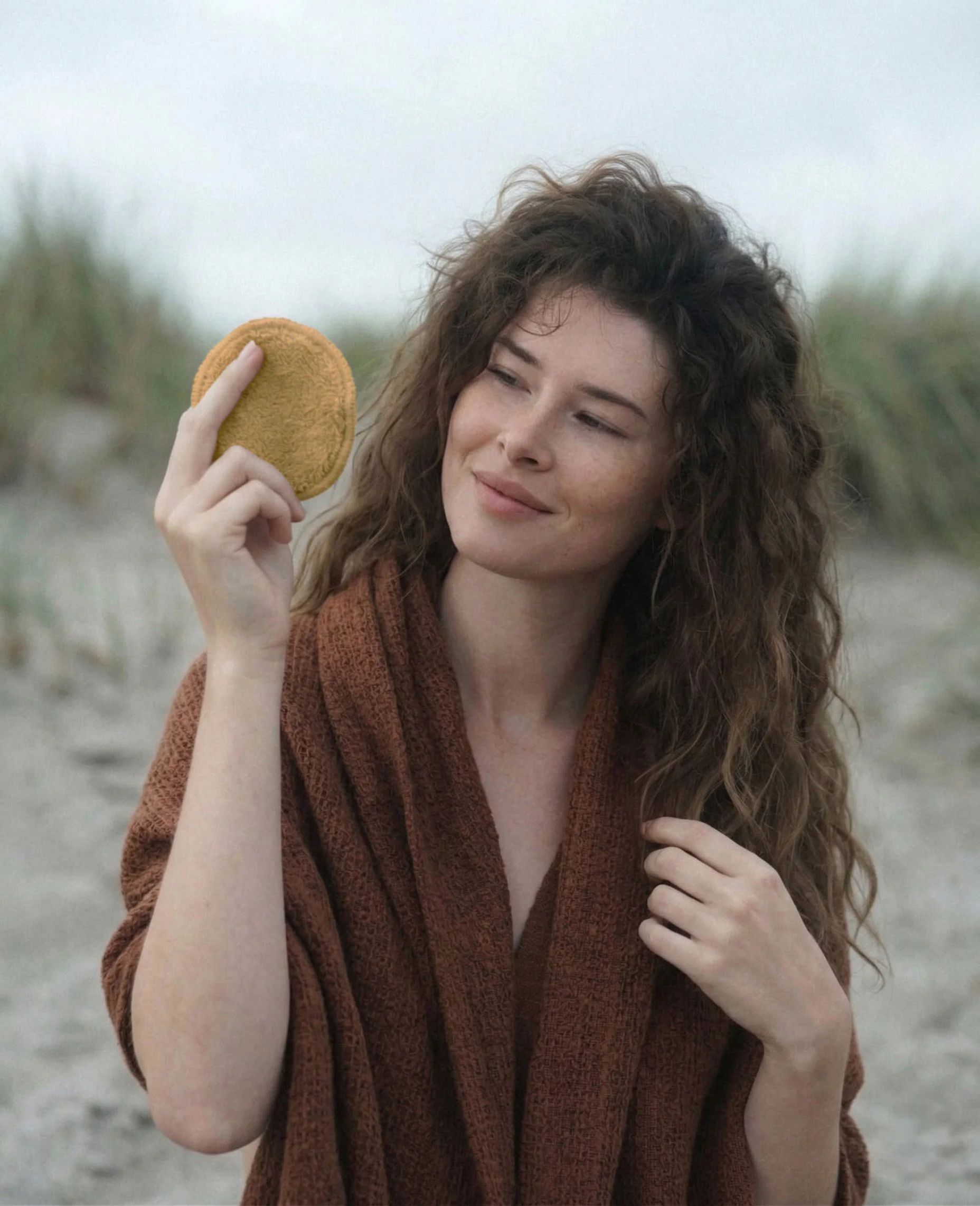 Nami Cotton Pads (Marigold) by OEO Studio for Tameko