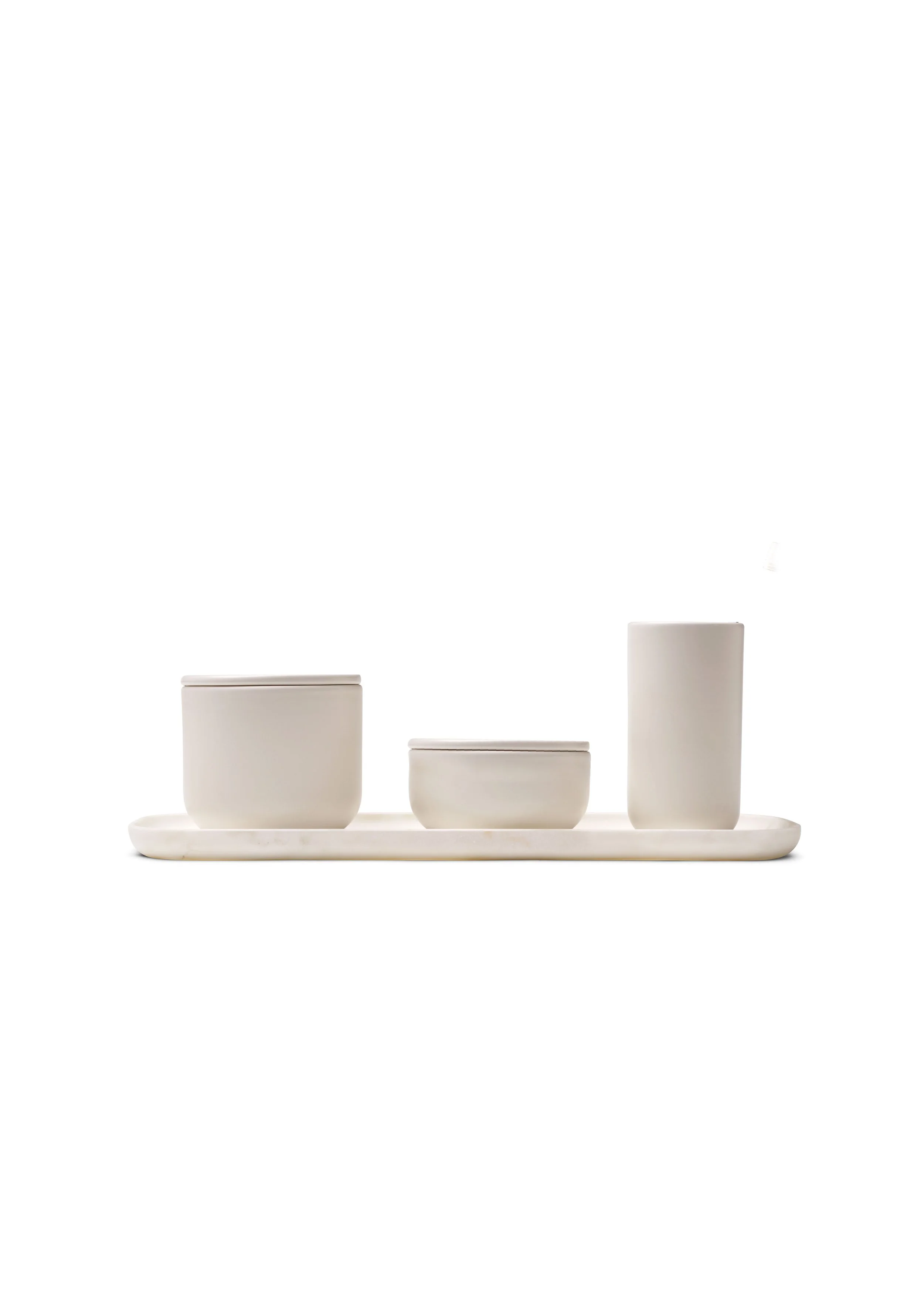 Bathroom Set (White) by Vincent Van Duysen for whenobjectswork