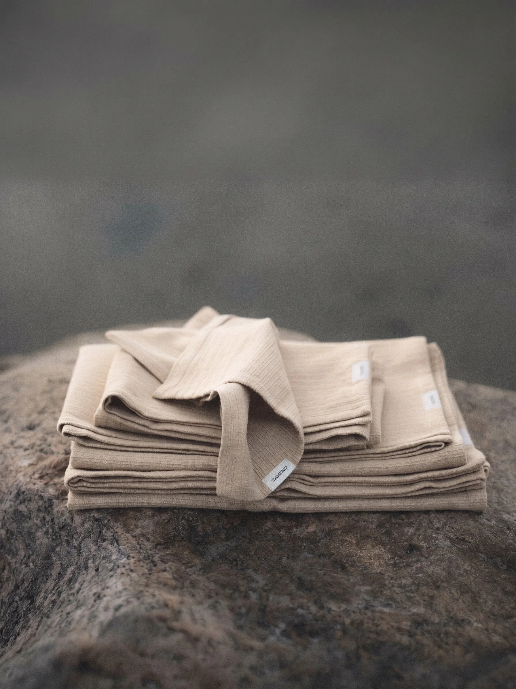 Nami Towels (Natural) by OEO Studio for Tameko