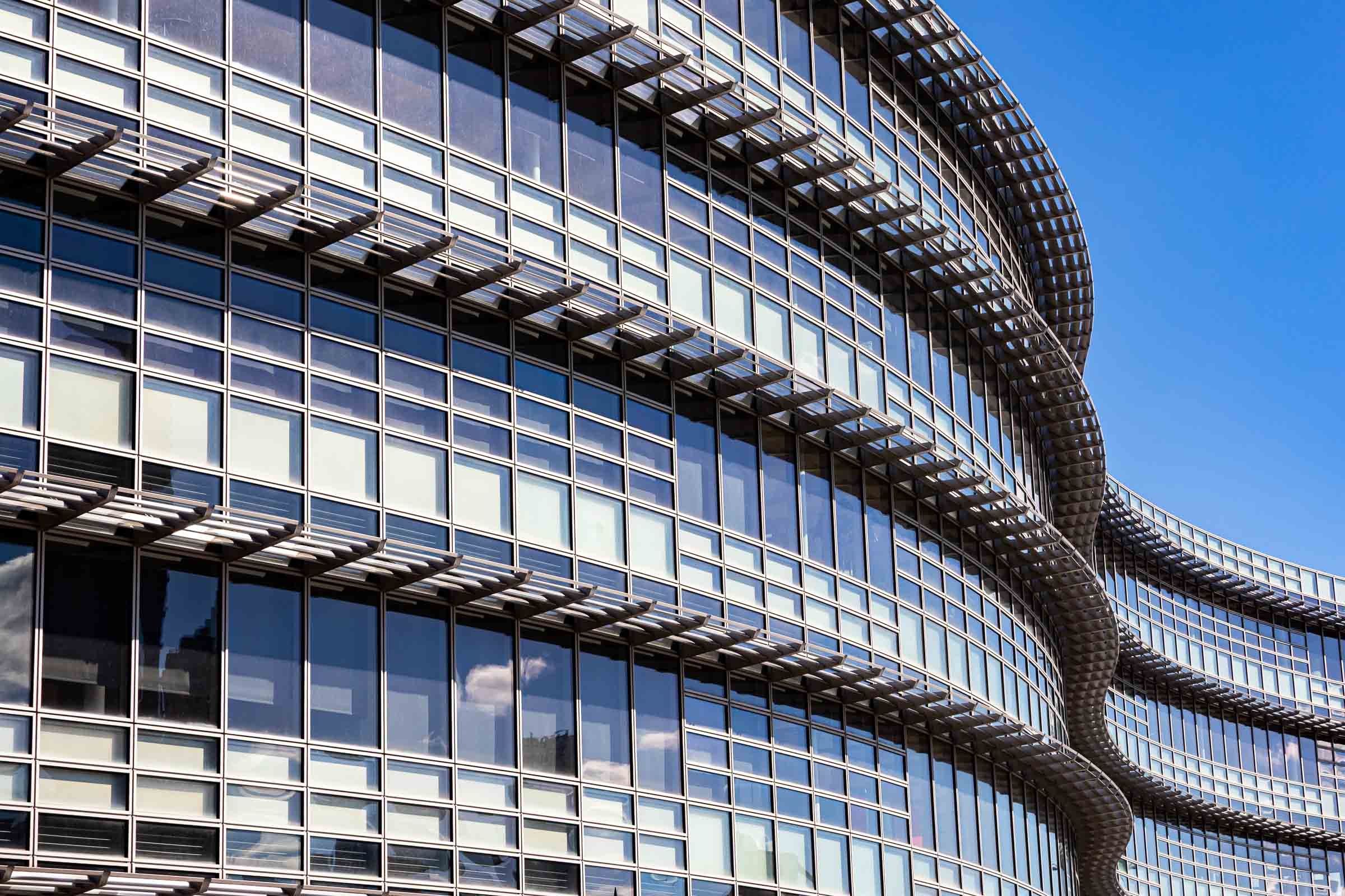 Pittsburgh Arconic Building modern architecture with flowing steel facade Pennsylvania