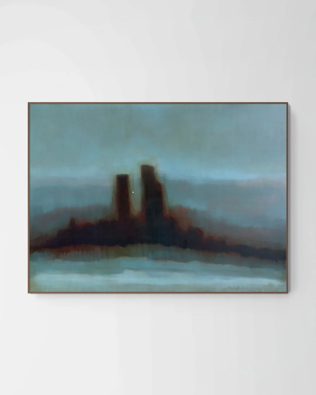 &lsquo;Blue Mists&rsquo; 

100cm x 76cm 

Oil on linen

2026

Inspired by the shifting light and quiet atmosphere of the ancient ruins of Corfe Castle in Dorset, this piece emerged slowly through soft layers of colour and light. I&rsquo;m always sear