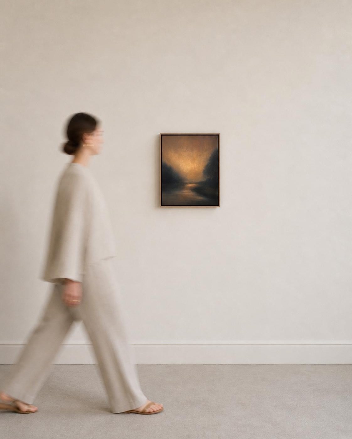 &lsquo;Dusk Drift&rsquo;
Karina Nixon 

The Alcove 
Collector preview 14 May 
Public release 15 May 

@highgateart 

#newwork #artcollectors #interiorart