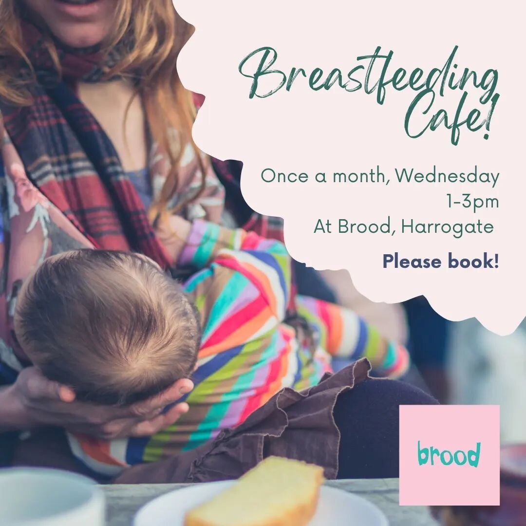 🤱BREASTFEEDING CAFE UPDATE! 🤱
Breastfeeding cafe will now be on Wednesdays 1-3pm! The next cafe will be 21st February at @brood_coffee_house. The event is FREE but please book due to venue capacity..link in bio xx

#breastfeedingsupportharrogate #b