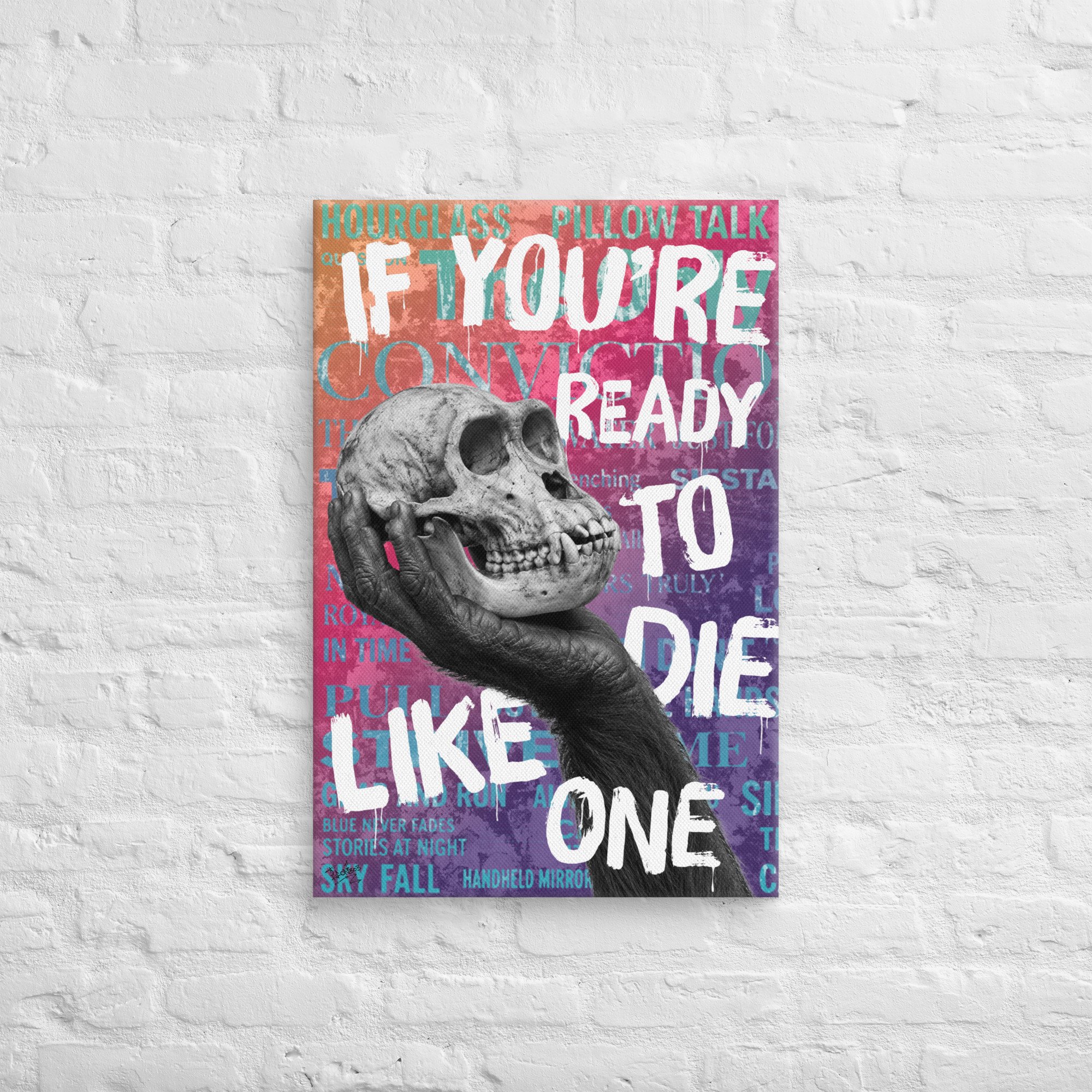 LOVE LIKE A POET — Limited Edition Diptych Printed Canvas Wall Art 2 of 2 (Set)