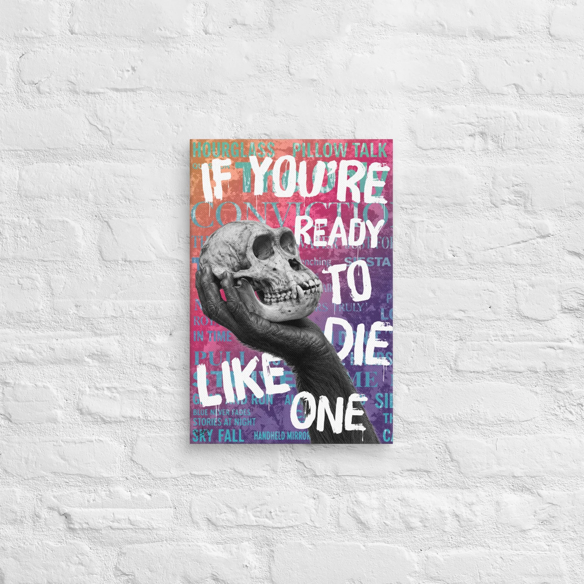 LOVE LIKE A POET — Limited Edition Diptych Printed Canvas Wall Art 2 of 2 (Set)