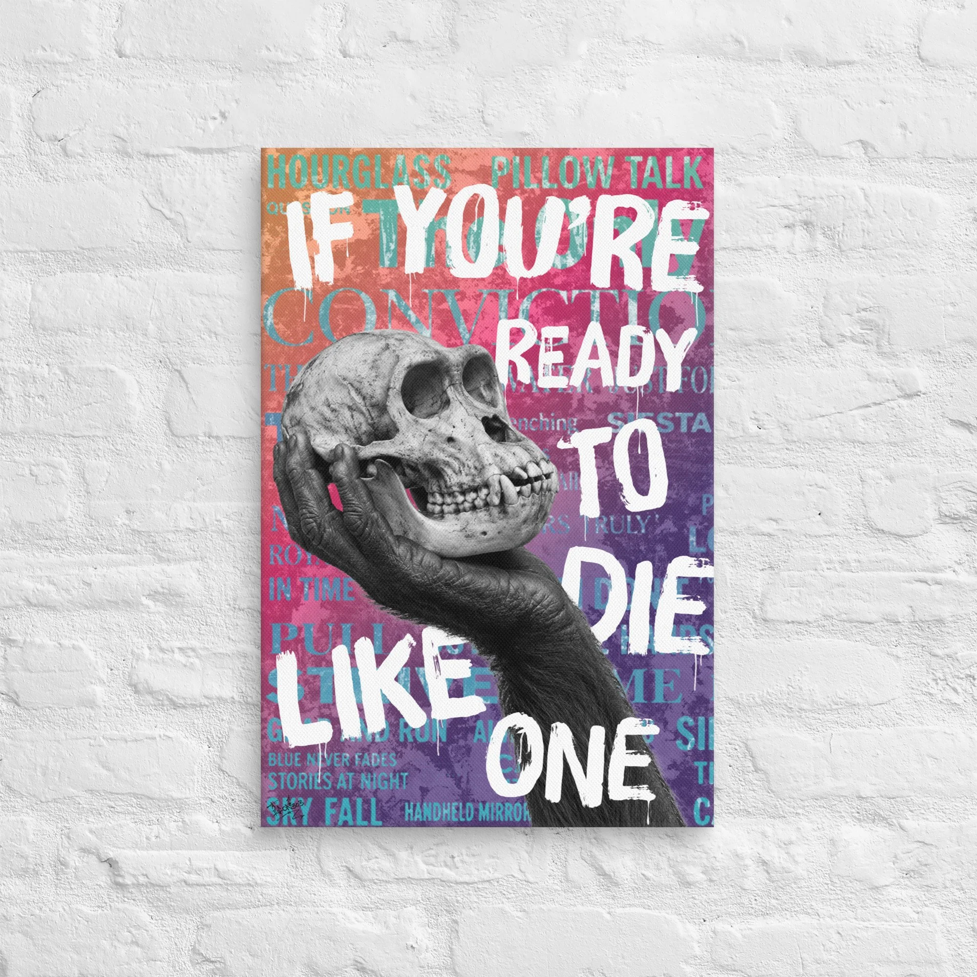LOVE LIKE A POET — Limited Edition Diptych Printed Canvas Wall Art 2 of 2 (Set)