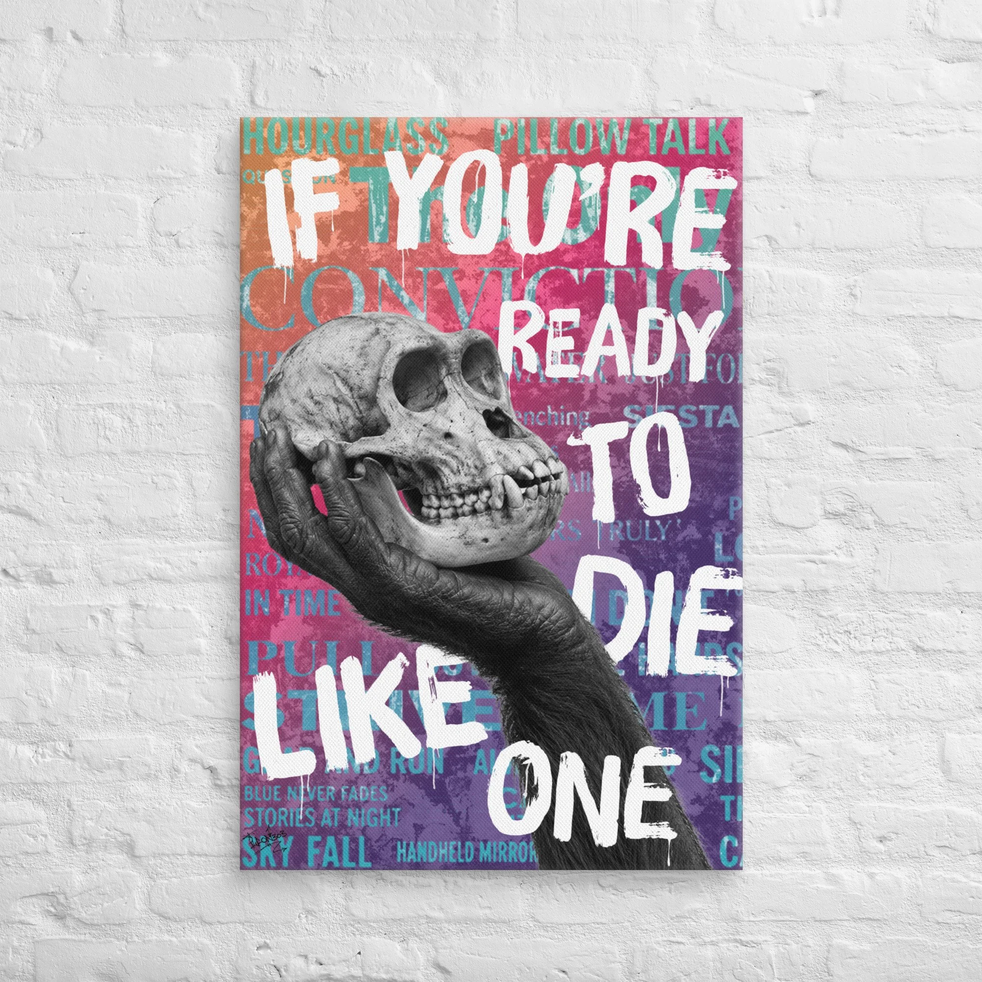 LOVE LIKE A POET — Limited Edition Diptych Printed Canvas Wall Art 2 of 2 (Set)