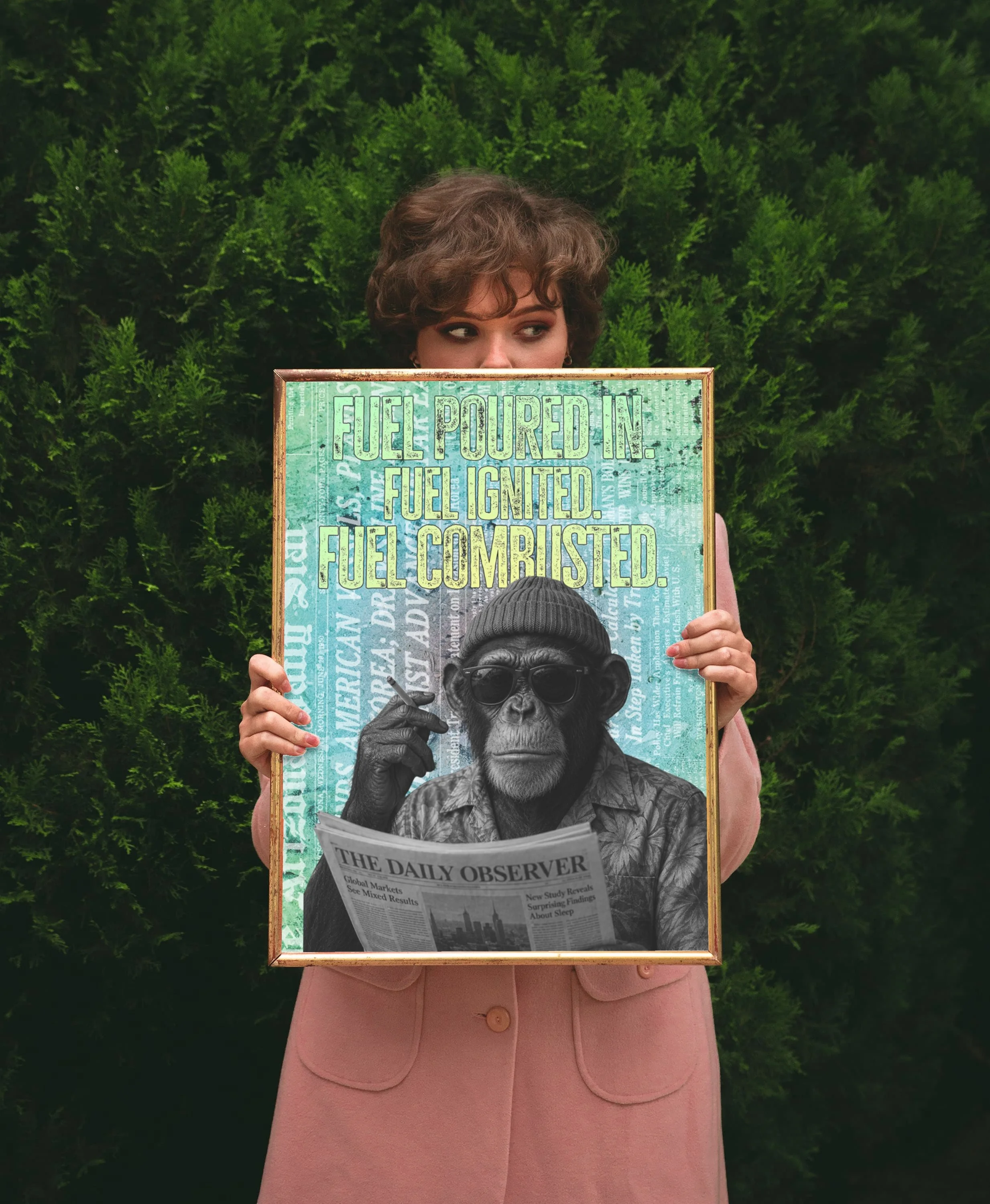 COMBUSTED — Limited Edition Printed Canvas Wall Art