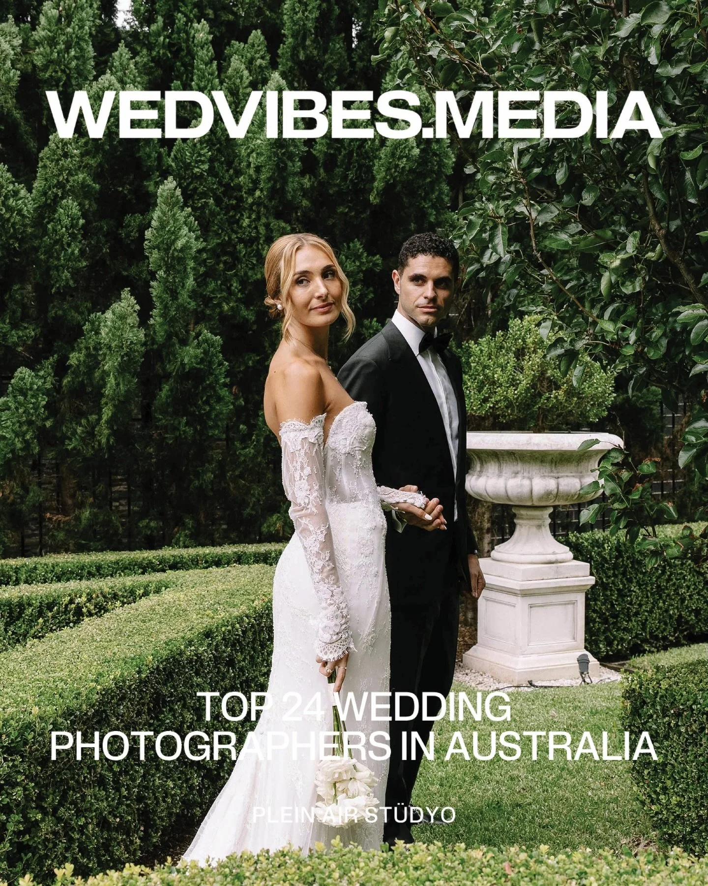A little moment of gratitude. 

Honoured to be named among the Top 24 Photographers in Australia by @wed_vibes. To be included alongside so many artists we admire makes this all the more special. Thank you to all of our beautiful couples who invite u