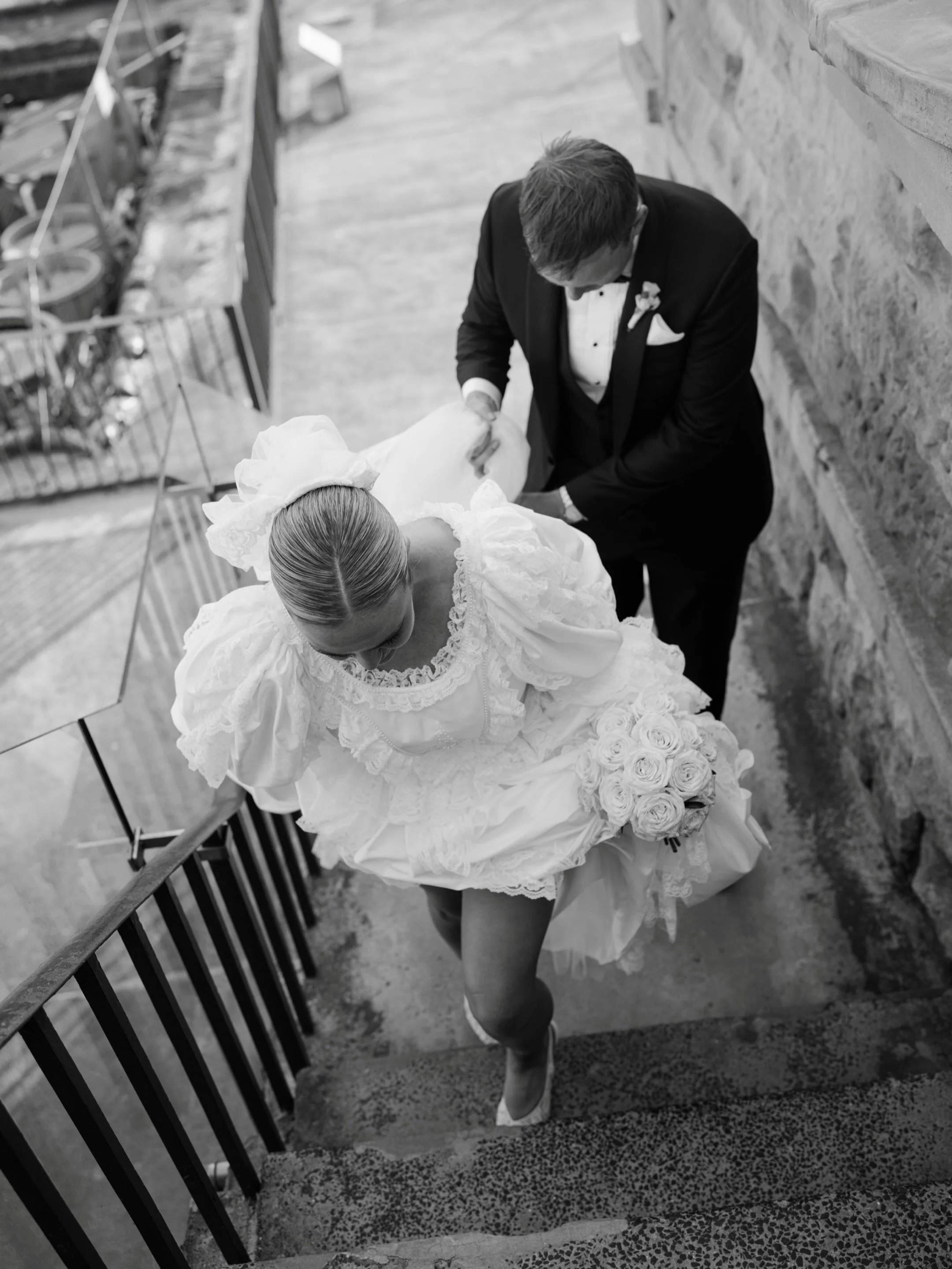 For her ceremony, Phoebe wore the very same dress her mum walked down the aisle in over 40 years ago. A piece of family history that had already witnessed one love story before hers 🤍 

photo @pleinairstudyo 
venue @rippleschowderbay 
stylist &amp; 