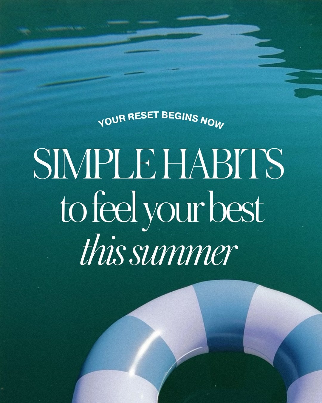 Simple habits = your summer self&rsquo;s bff ☀️✨

Ready to feel energized, grounded, and genuinely joyful allllll season long? These easy rituals take just minutes but deliver big results. And the best part? I&rsquo;m cooking up something to make sim