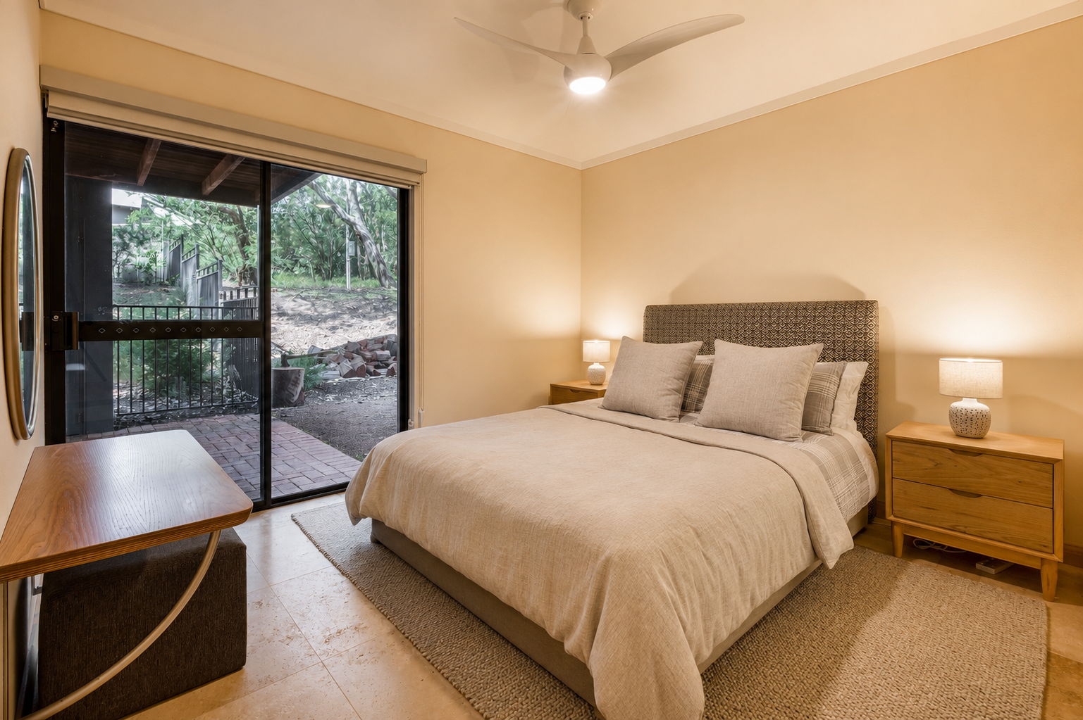 Bedroom Two: Queen bed