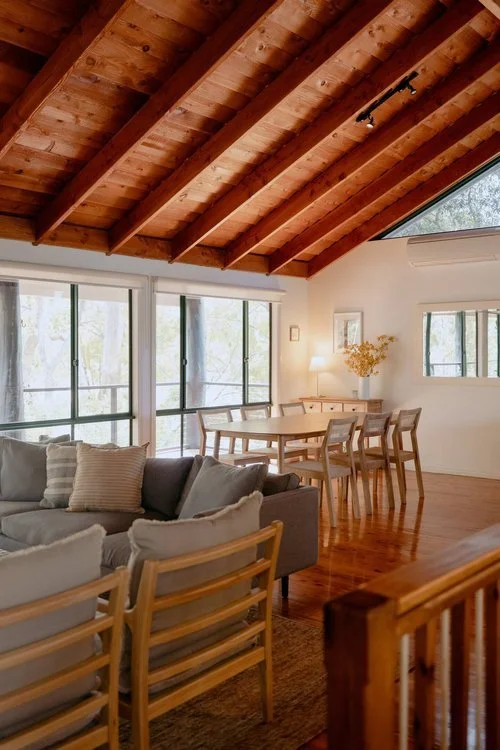 Upstairs living area