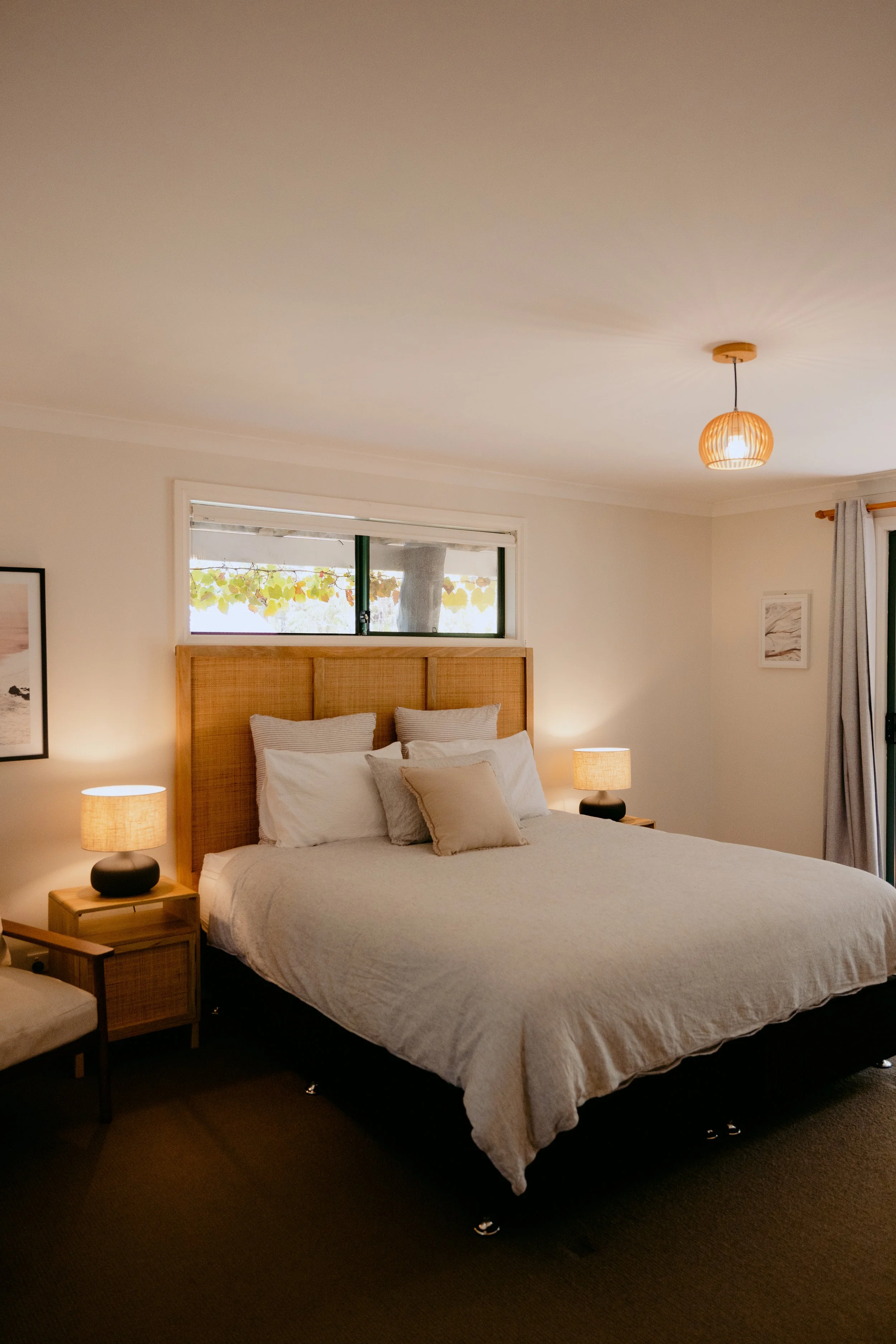 Master bedroom: King bed with ensuite