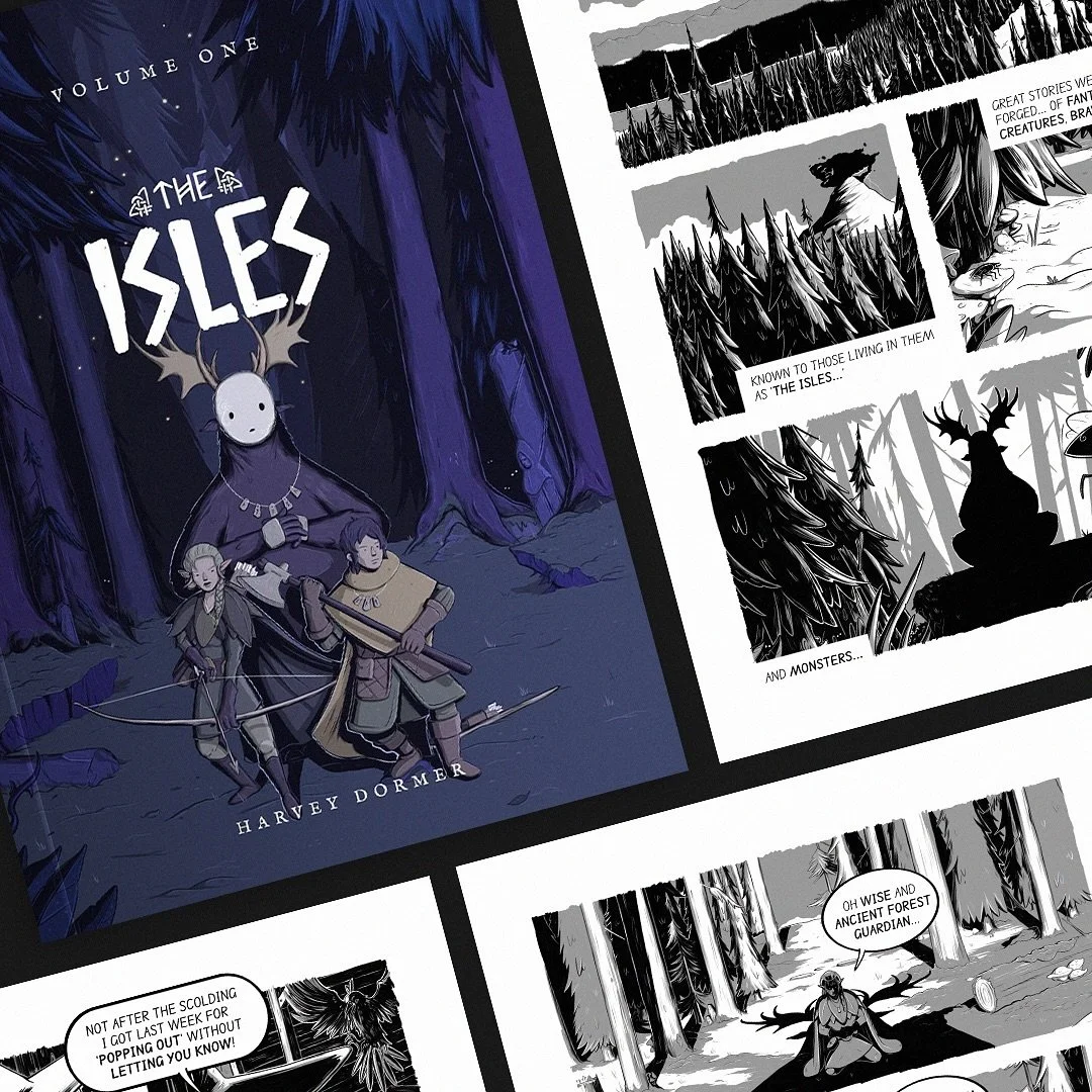Lots to show, lots to see! It&rsquo;s been a very busy (and exciting) few months, and it&rsquo;s time to show you some of things we&rsquo;ve been working on. One of the ways we&rsquo;re telling the story of The Isles is through the graphic novels - w