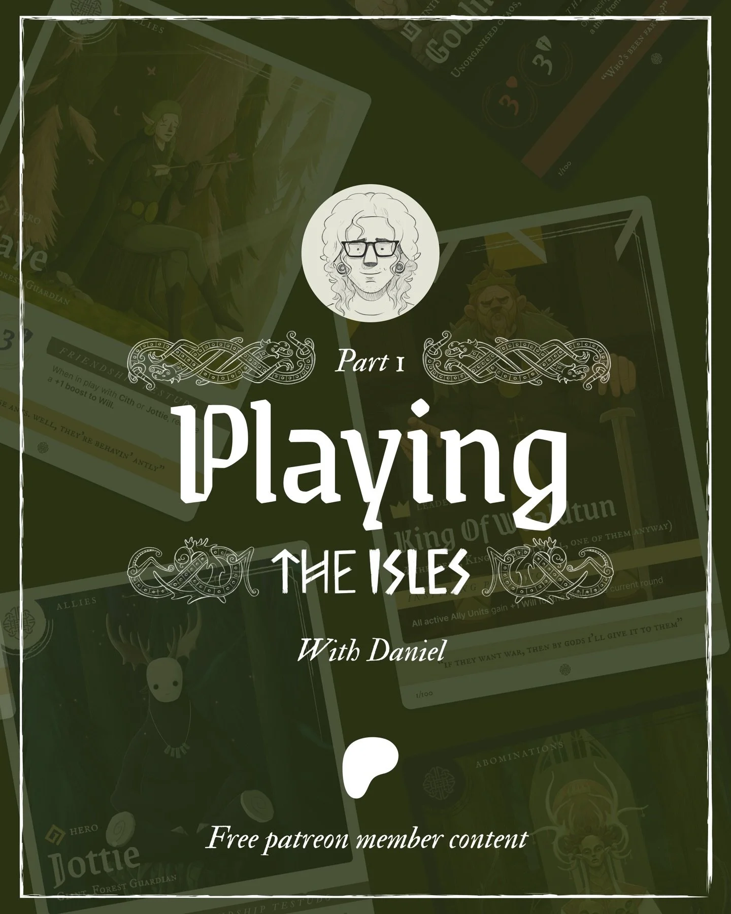 We have a new post up over on our patreon, chatting with @danielenglnd about game design in the world of The Isles!  Link in bio 🎲
.
.
.
#gamedesign #cardgames #fantasy #patreon #worldbuilding