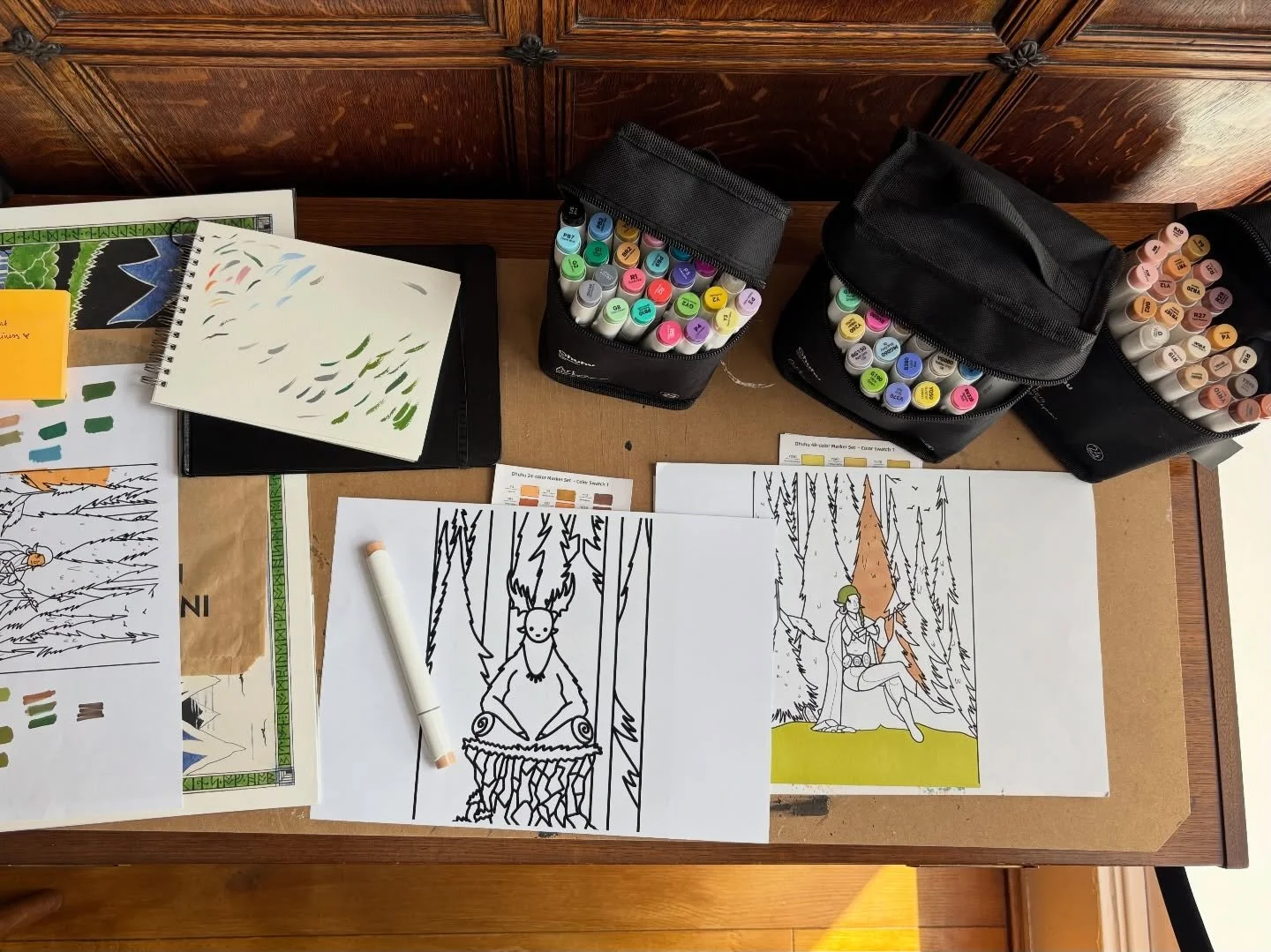 Currently dipping our toe into the cosy colouring world and exploring some different styles 🥸🎨

#cosycolouring #colouringbook #fantasy