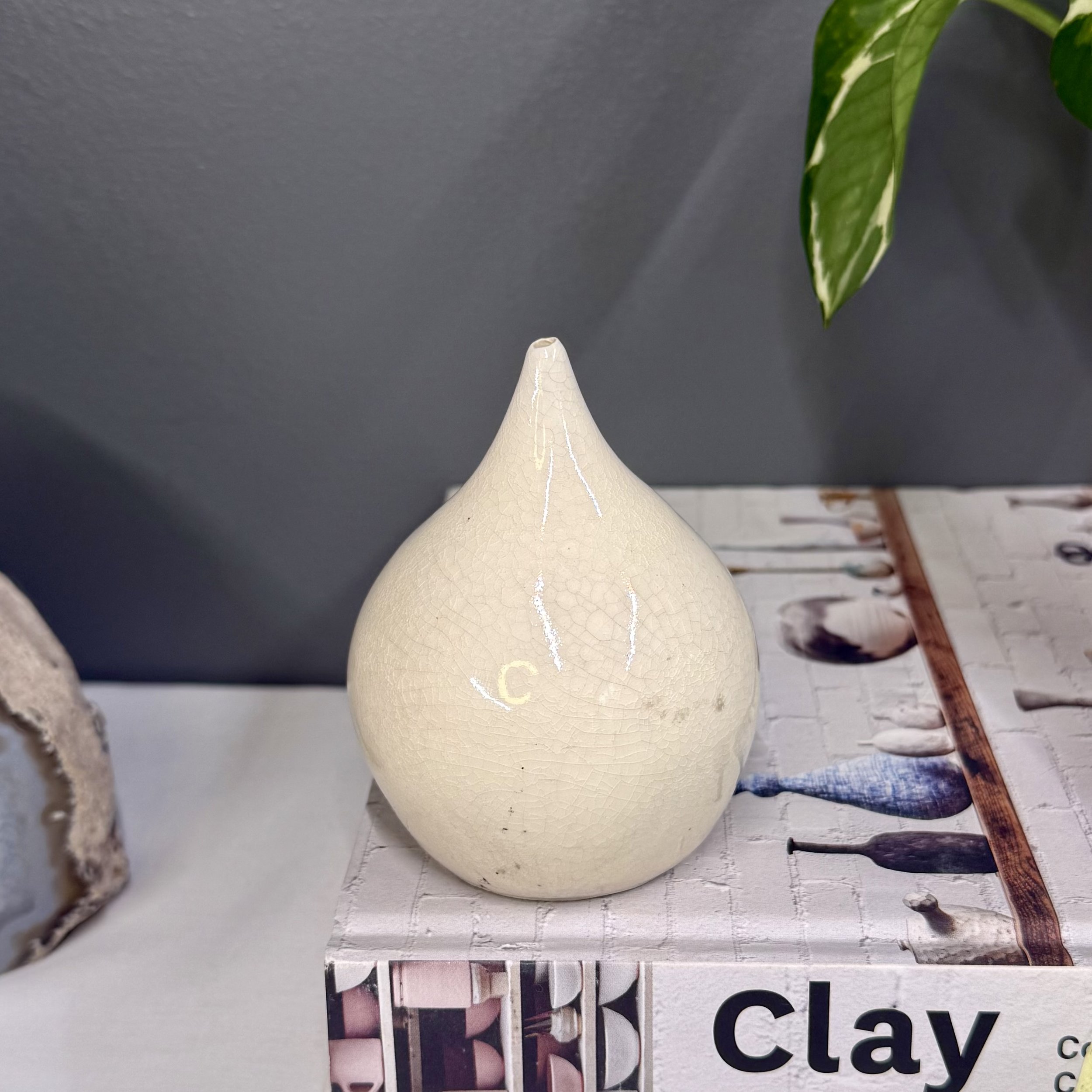 Raku Droplet Vase- D