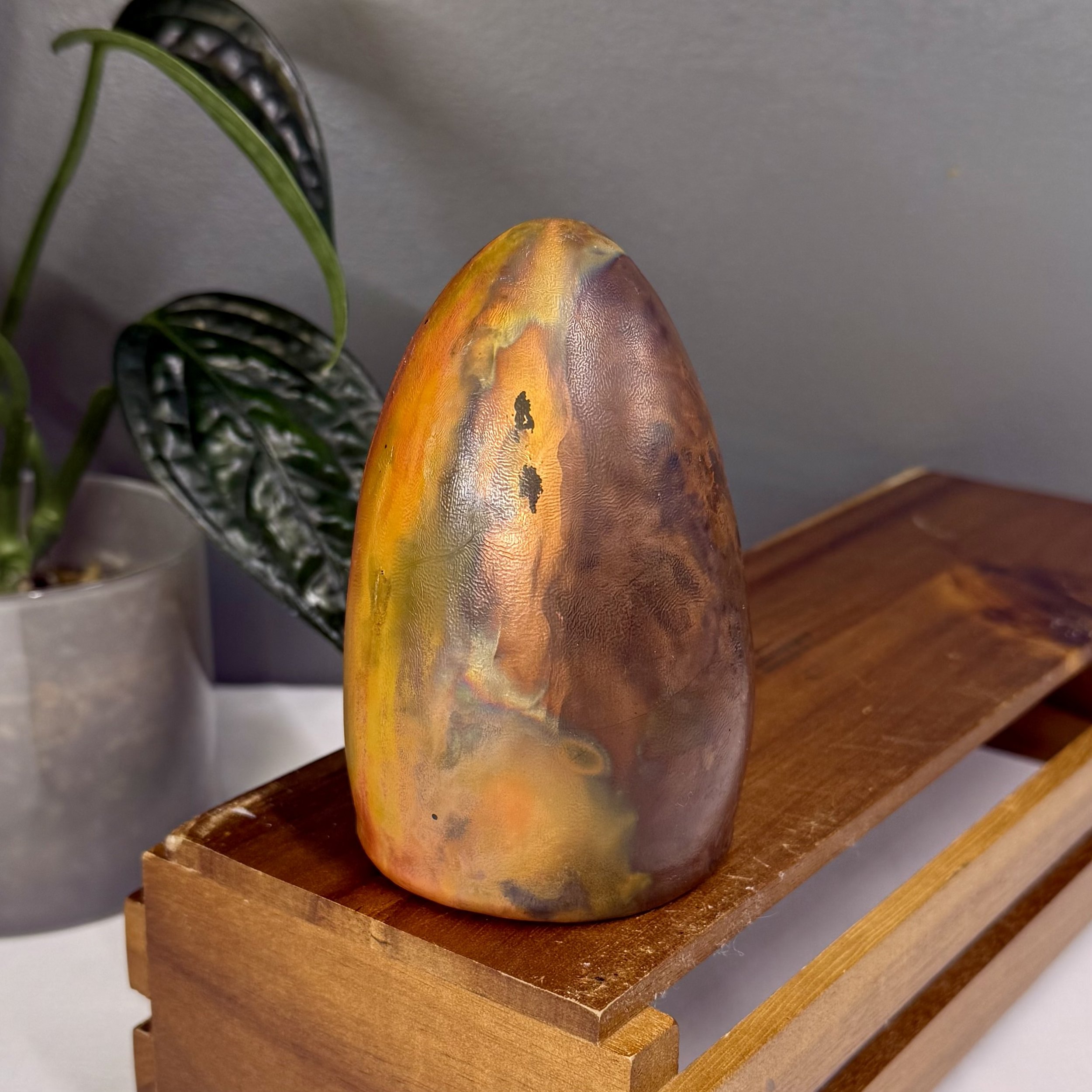 Raku Egg- D