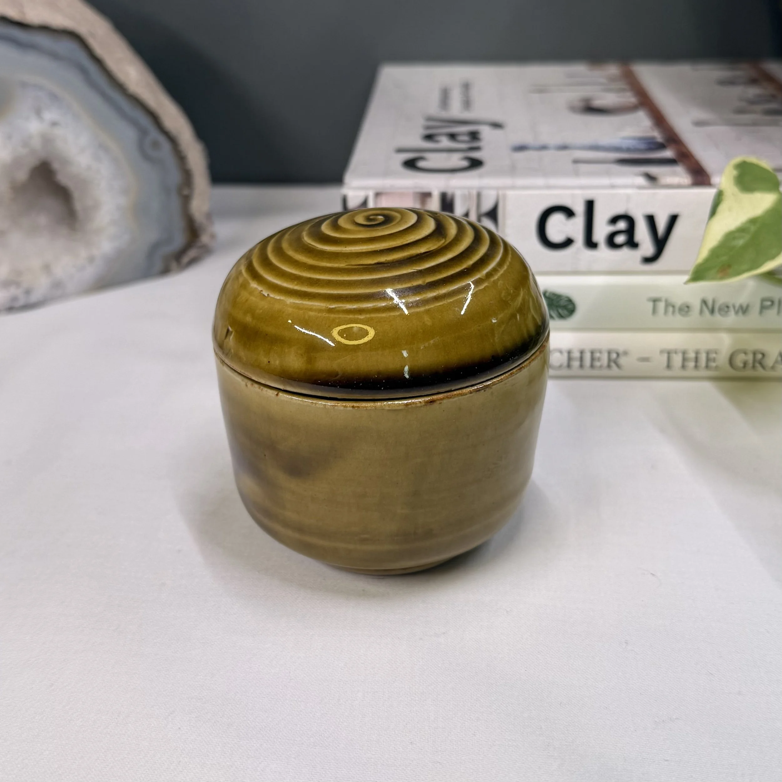 Spiral Honey Jar