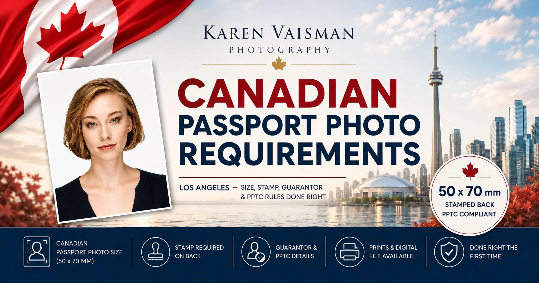 Canadian Passport Photo Requirements - Karen Vaisman Photography