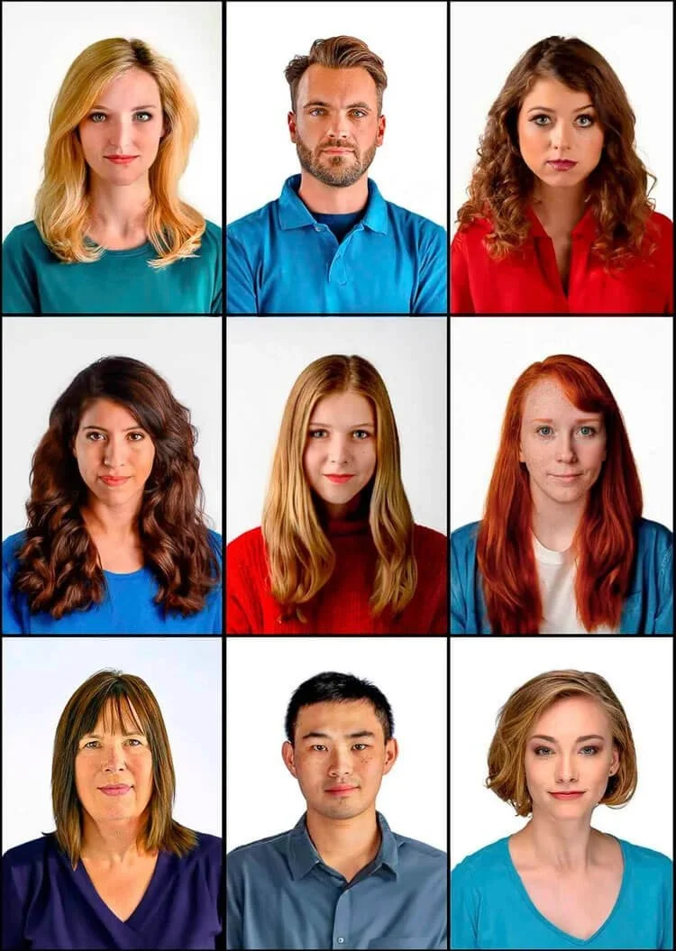 Biometric passport photo examples for foreign passport and visa photos — Karen Vaisman Photography Agoura Hills Los Angeles