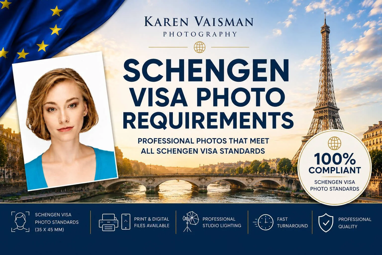 Schengen Visa Photo Requirements Karen Vaisman Photography Los Angeles