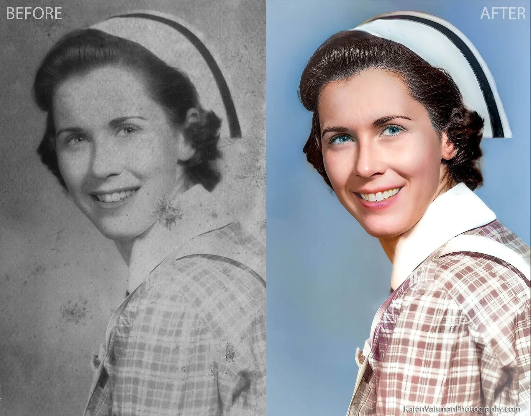 Photo Restoration Near Me-Master Retoucher Restores Old Photos LA ...