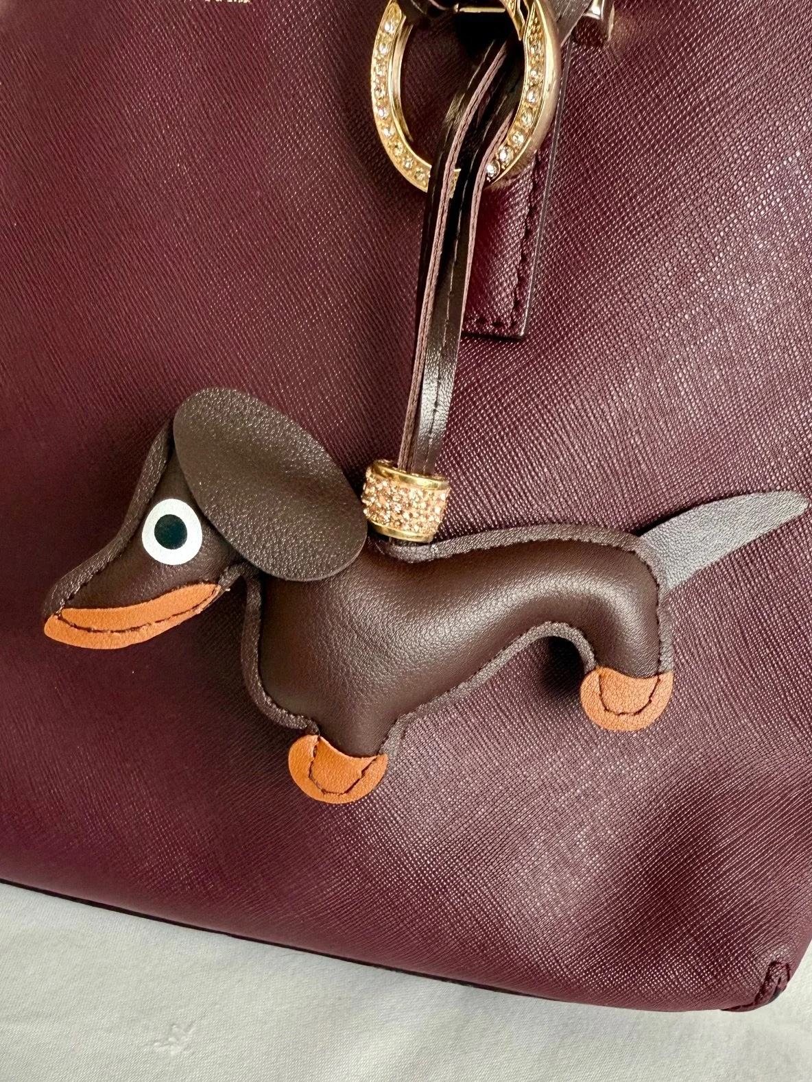 Chocolate Dog Bag Charm