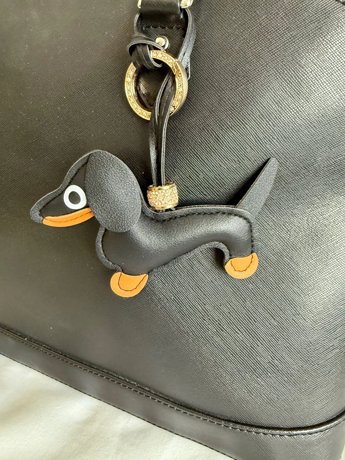 Black Dog Bag Charm