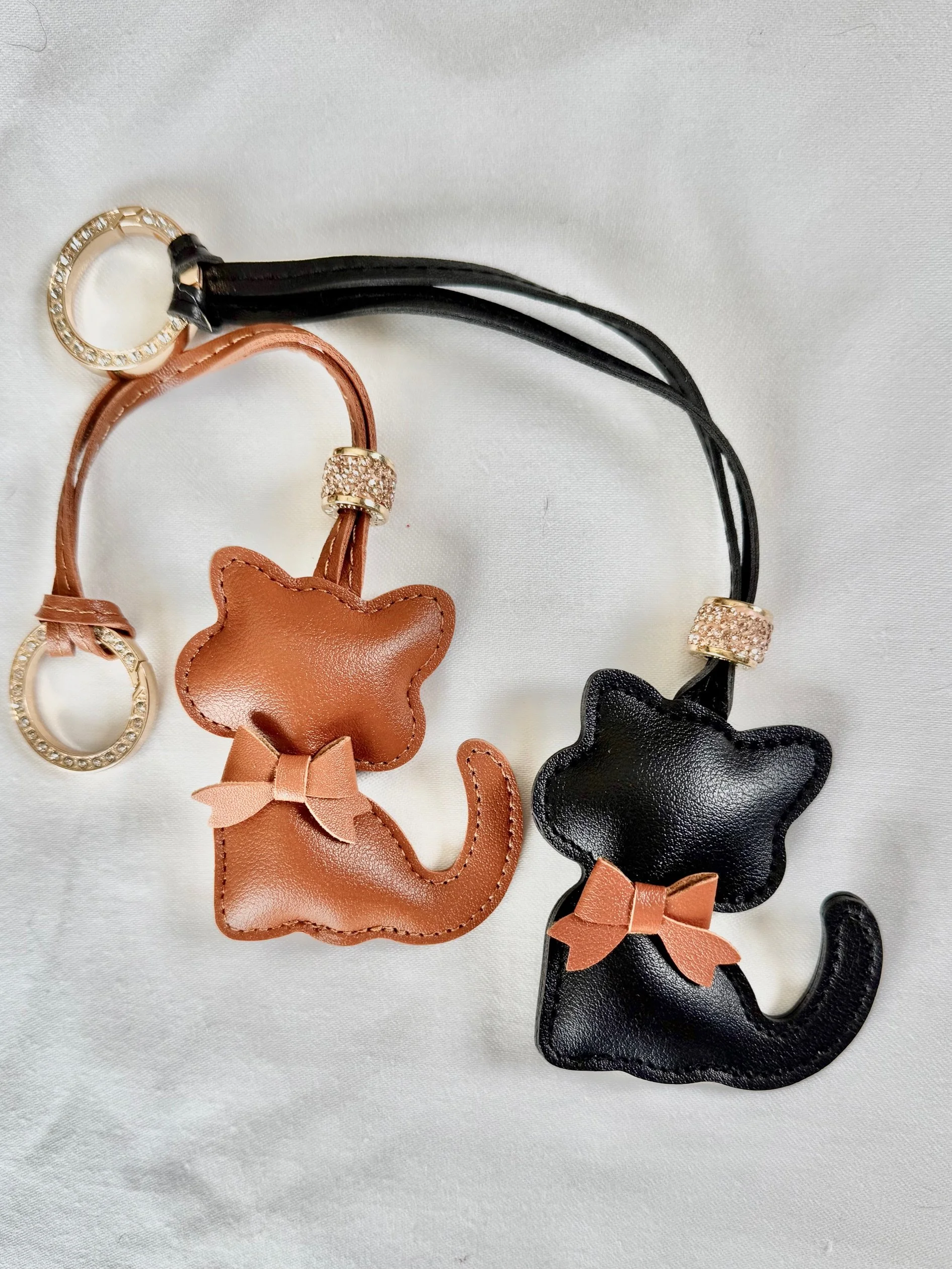 Black Cat Bag Charm