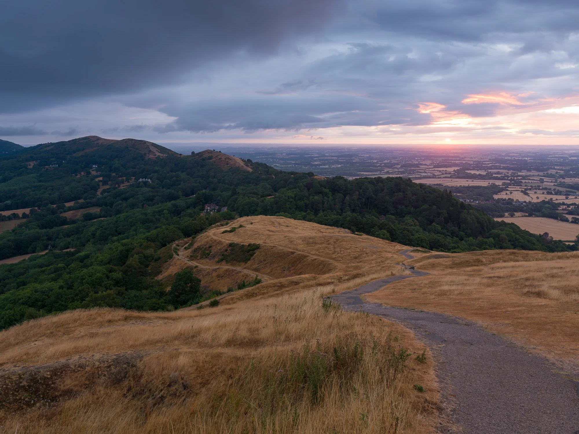 First walks up the malvern hills