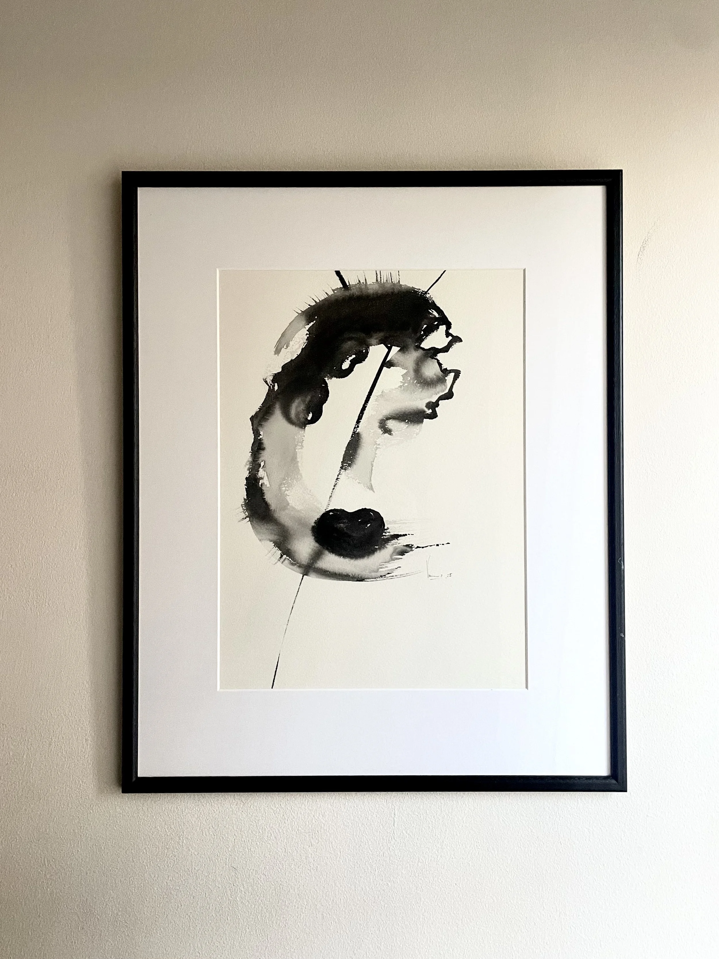 Soy Beans N°98 — 2025, Japanese ink - sumi-e