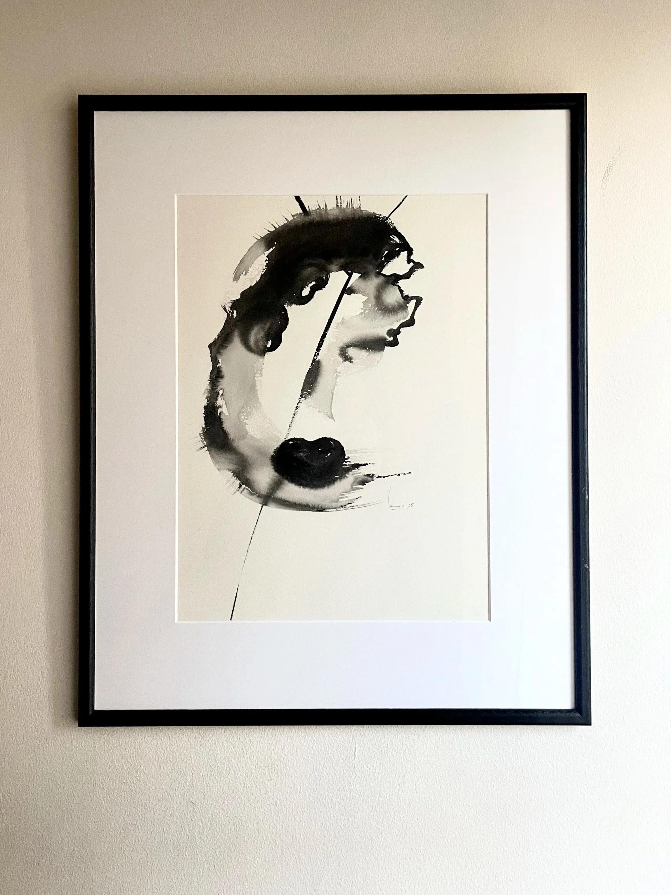 Soy Beans N°98 — 2025, Japanese ink - sumi-e