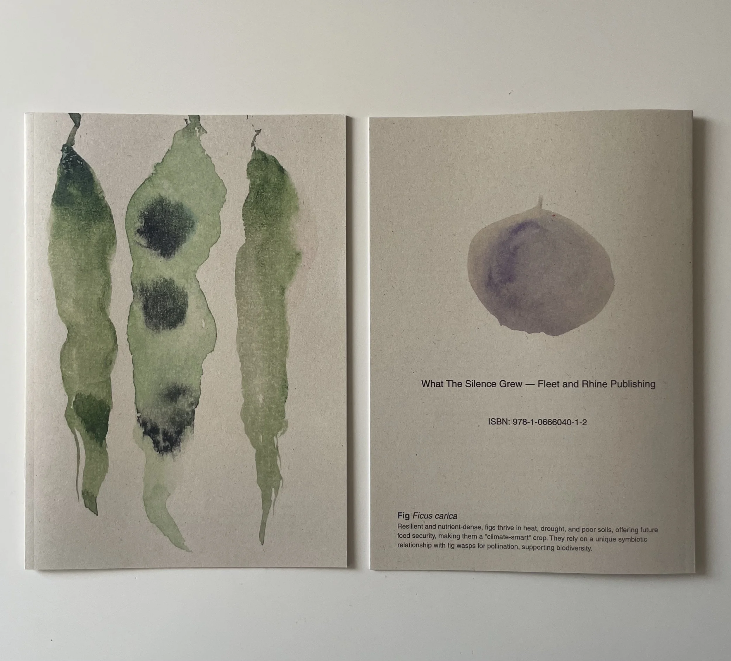 Future Food - Viridis . Zine published by What The Silence Grew Fleet and Rhine Publishing Vivienne Schadinsky