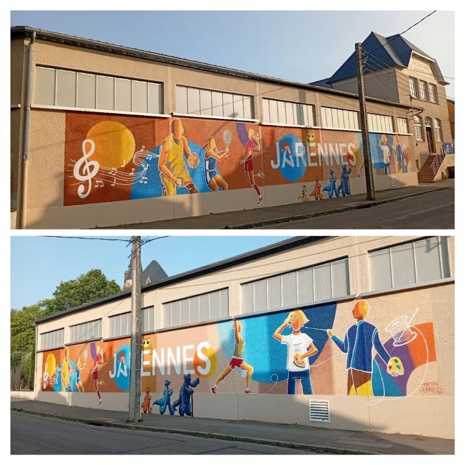 🎨 Une belle fresque participative à la JA Rennes !

Un grand merci à l’Association Jeanne d’Arc de Rennes pour sa confiance. Je suis très fier du travail réalisé par les enfants du centre de loisirs, qui se sont montrés impliqués, motivés et créatif