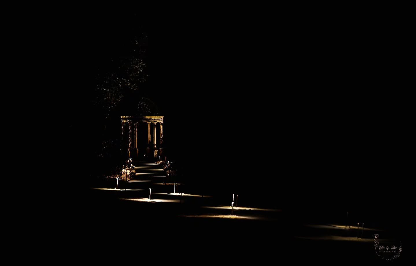 I've been visiting Longwood Gardens for over 40 yrs. I remember the first time seeing one of the gazebos and loving them. The last few years I've tried to photograph the one by Large Lake (near the Italian Water Garden) in a different way.  This is m