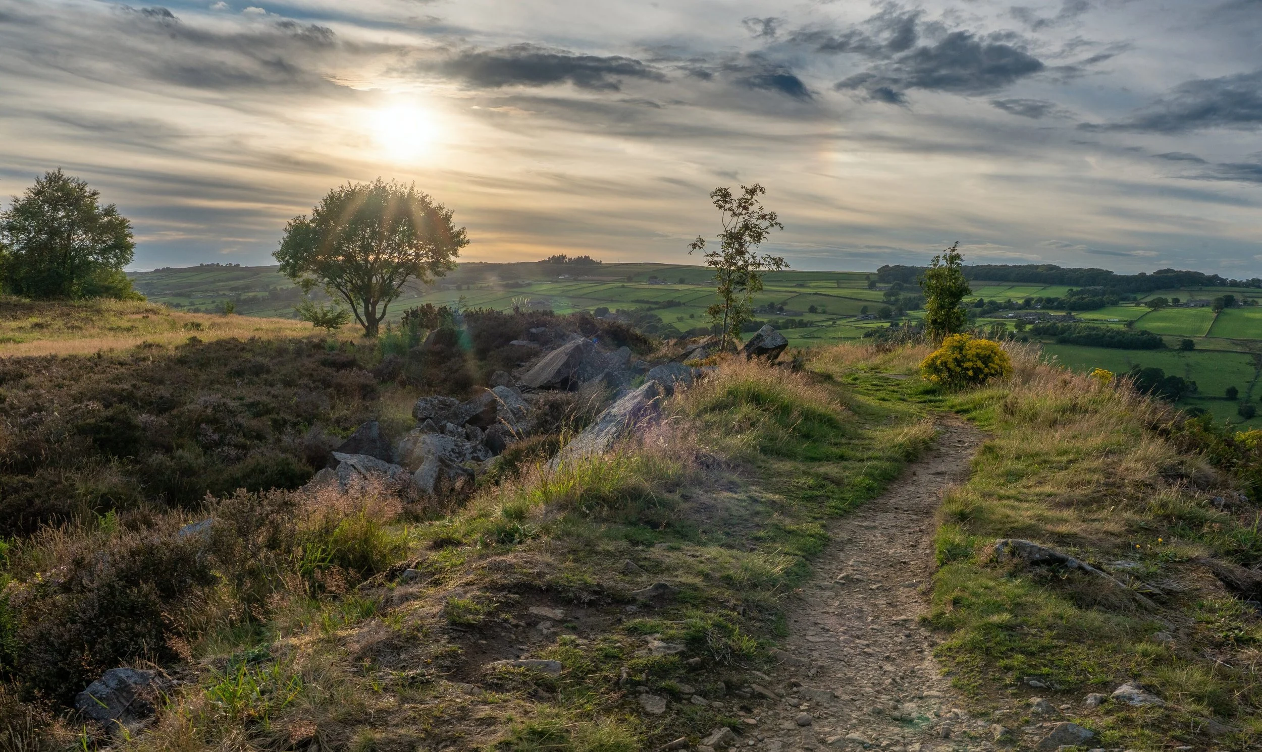 Yorkshire Sunset - Penistone Hill, Haworth - United Kingdom